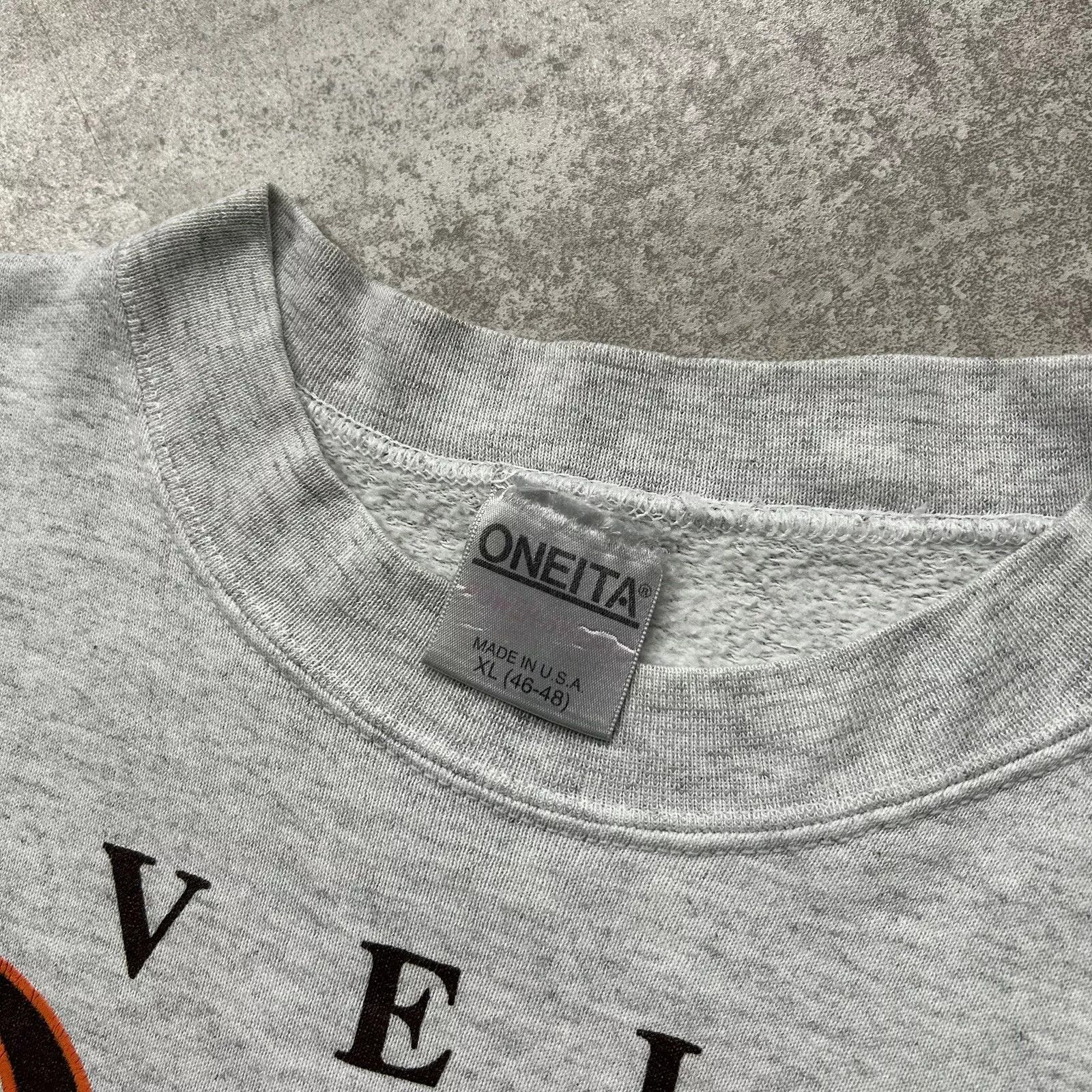 NFL × Vintage CLEVELAND BROWNS SPELL OUT CREWNECK SWEATSHIRT SIZE XL Size US XL / EU 56 / 4 - 4 Thumbnail