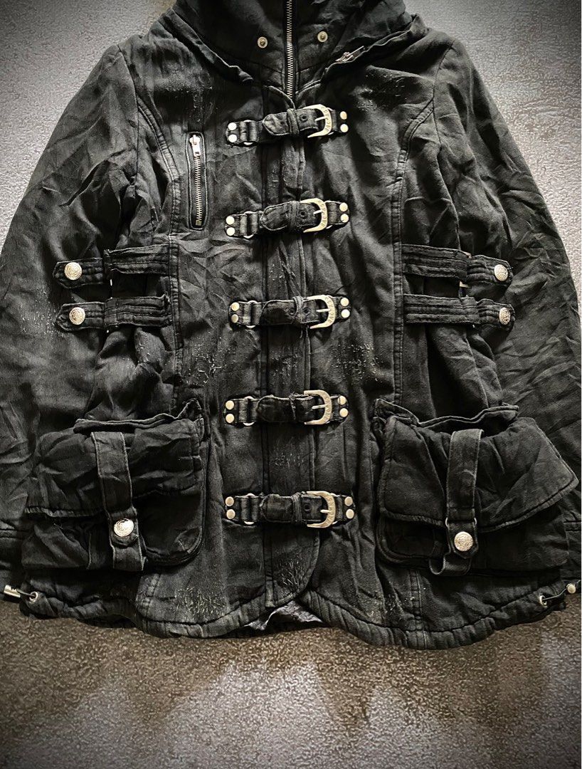 GOA bondage jacket retro punk Iswn lgb style Size US M / EU 48-50 / 2 - 3 Thumbnail