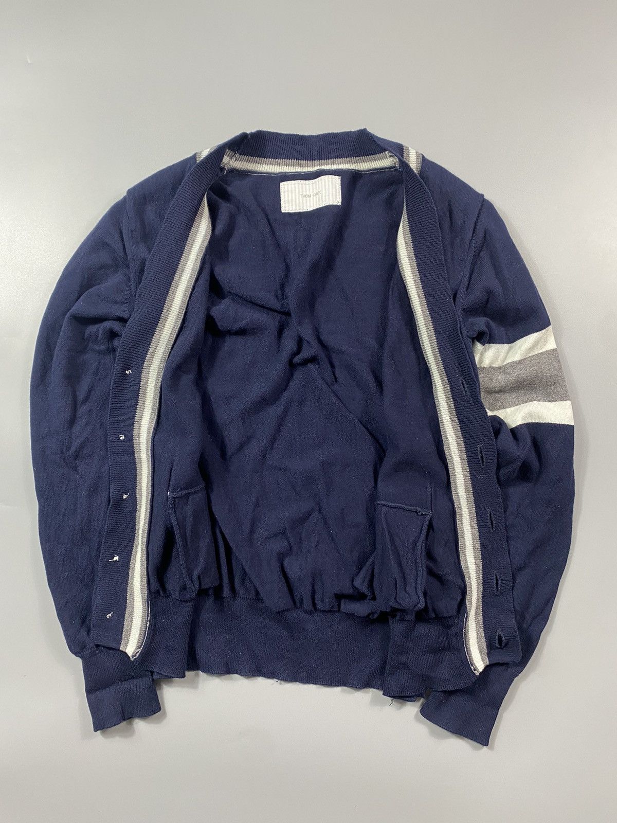Other Thom Grey- Wool/ Cotton Cardigan Size M / US 6-8 / IT 42-44 - 7 Thumbnail