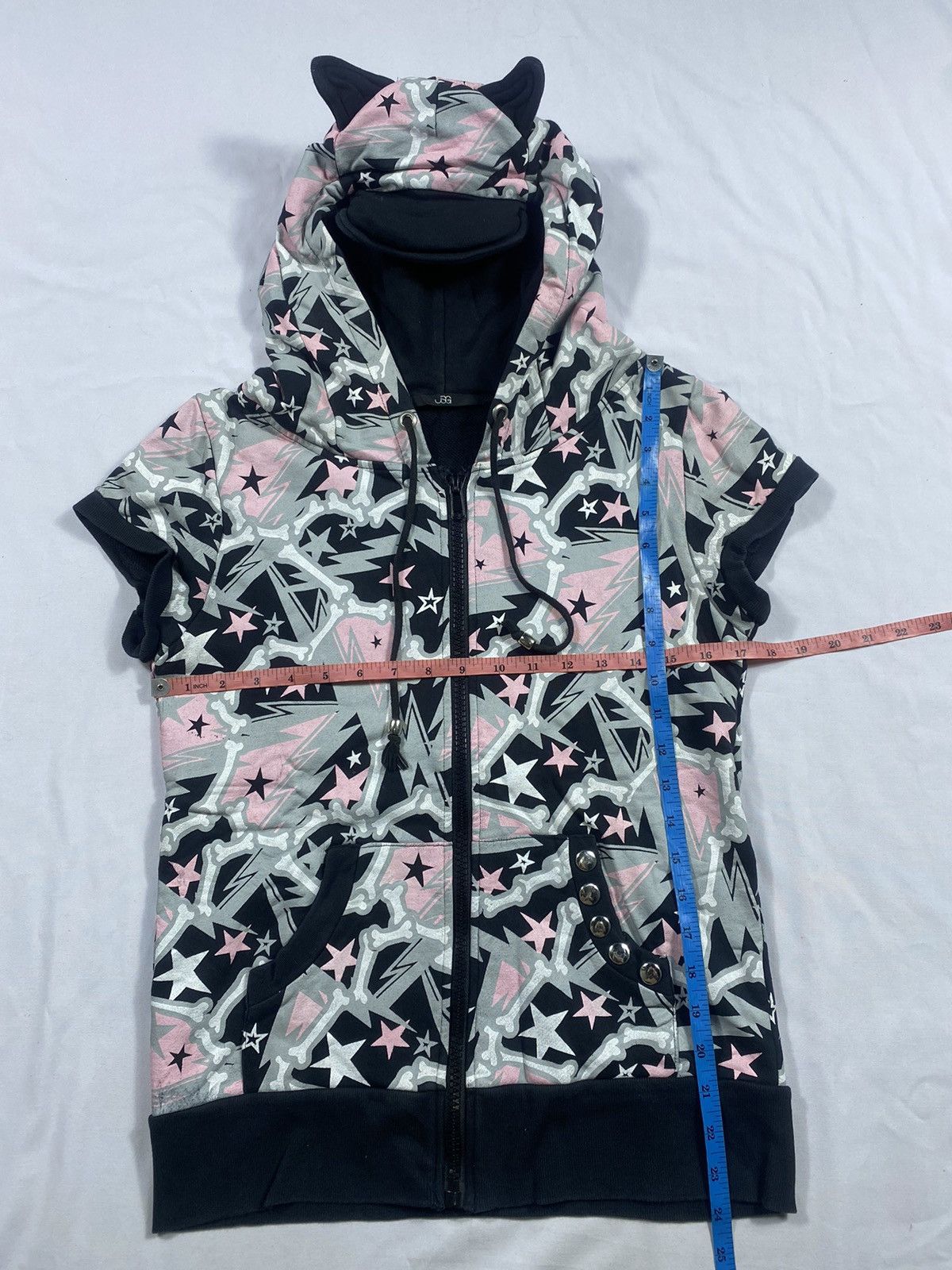 Hysteric Glamour Japanese JSG short sleeve Zip Hoodie Lgb ifsix style Size US S / EU 44-46 / 1 - 10 Thumbnail