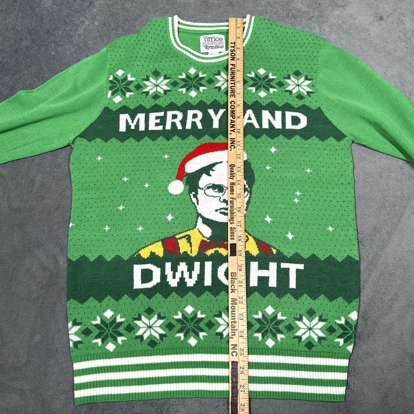 Vintage VINTAGE? (No) The Office Dwight Sweater Mens Small Merry And Dwight Christmas Ugly Xmas TV Gif Size US S / EU 44-46 / 1 - 6 Thumbnail