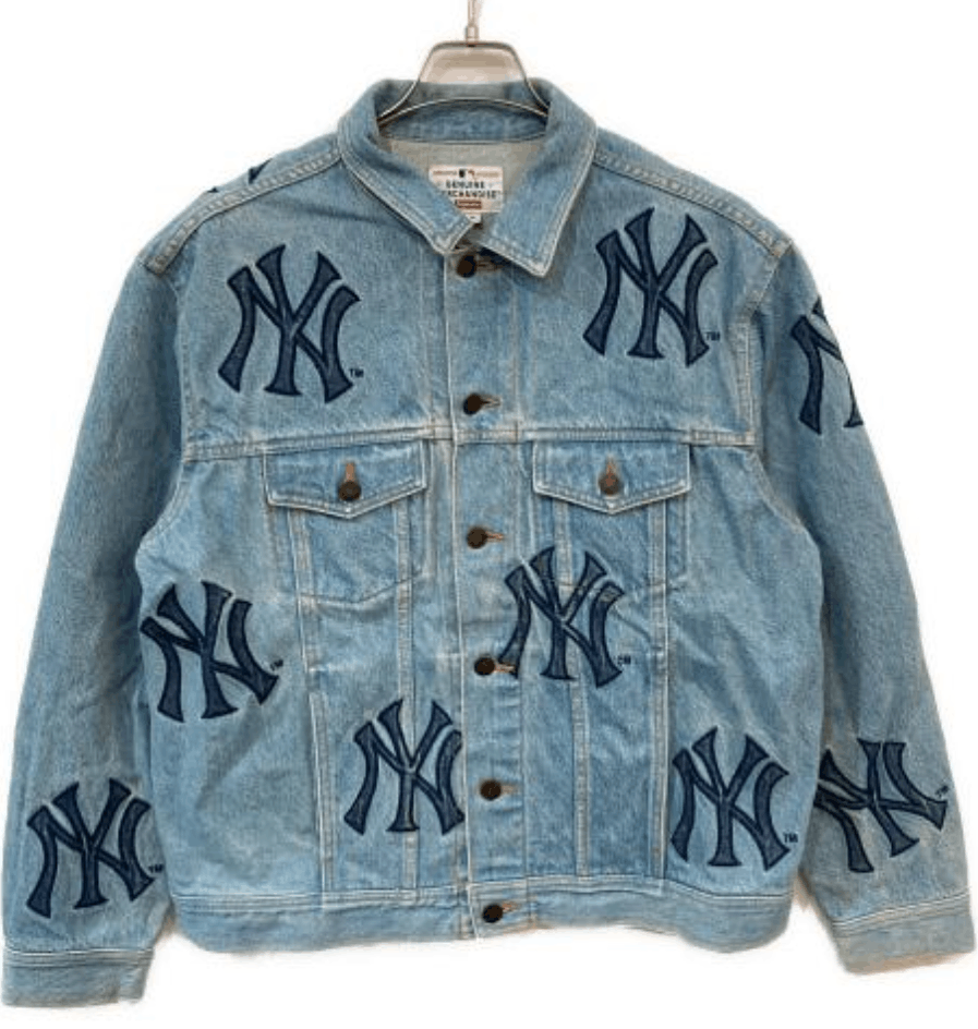 Supreme SUPREME MLB New York Yankees Denim Trucker Jacket Size US M / EU 48-50 / 2 - 1 Thumbnail