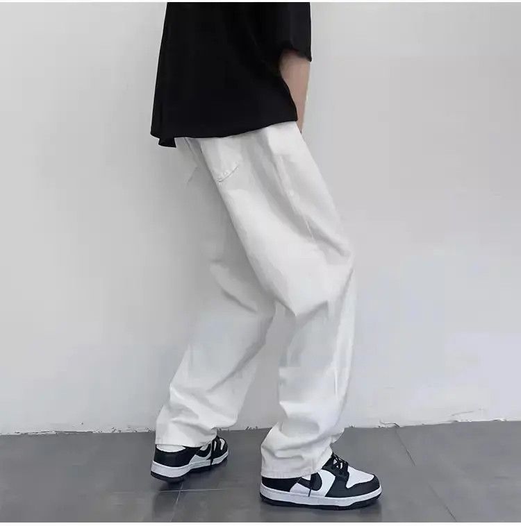 Japanese Brand Straight leg wide leg loose hip-hop jeans Size US 32 / EU 48 - 3 Thumbnail