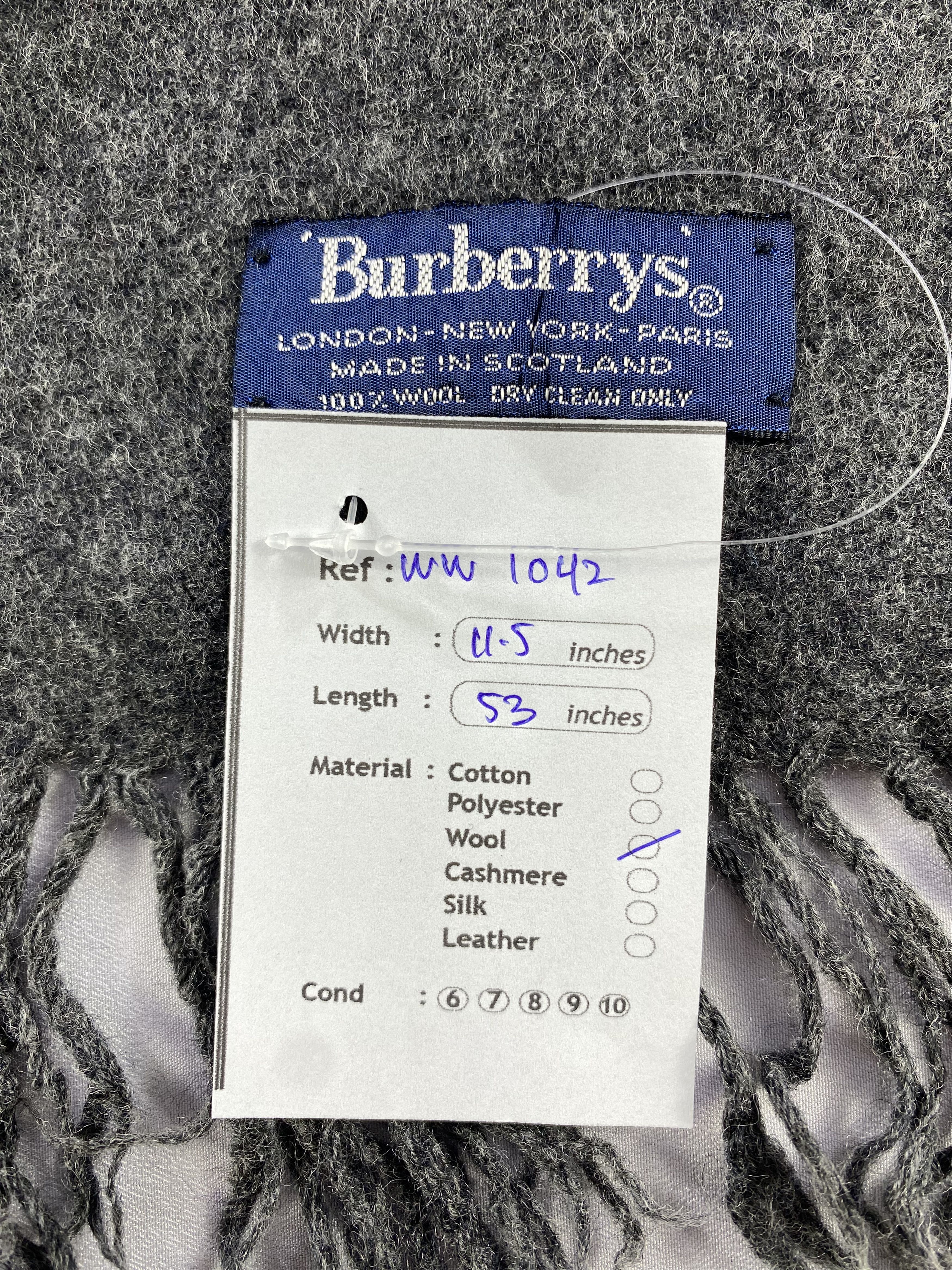 Burberry × Vintage Burberry Scarf / Muffler / Neckwear - WW1042 Size ONE SIZE - 6 Thumbnail