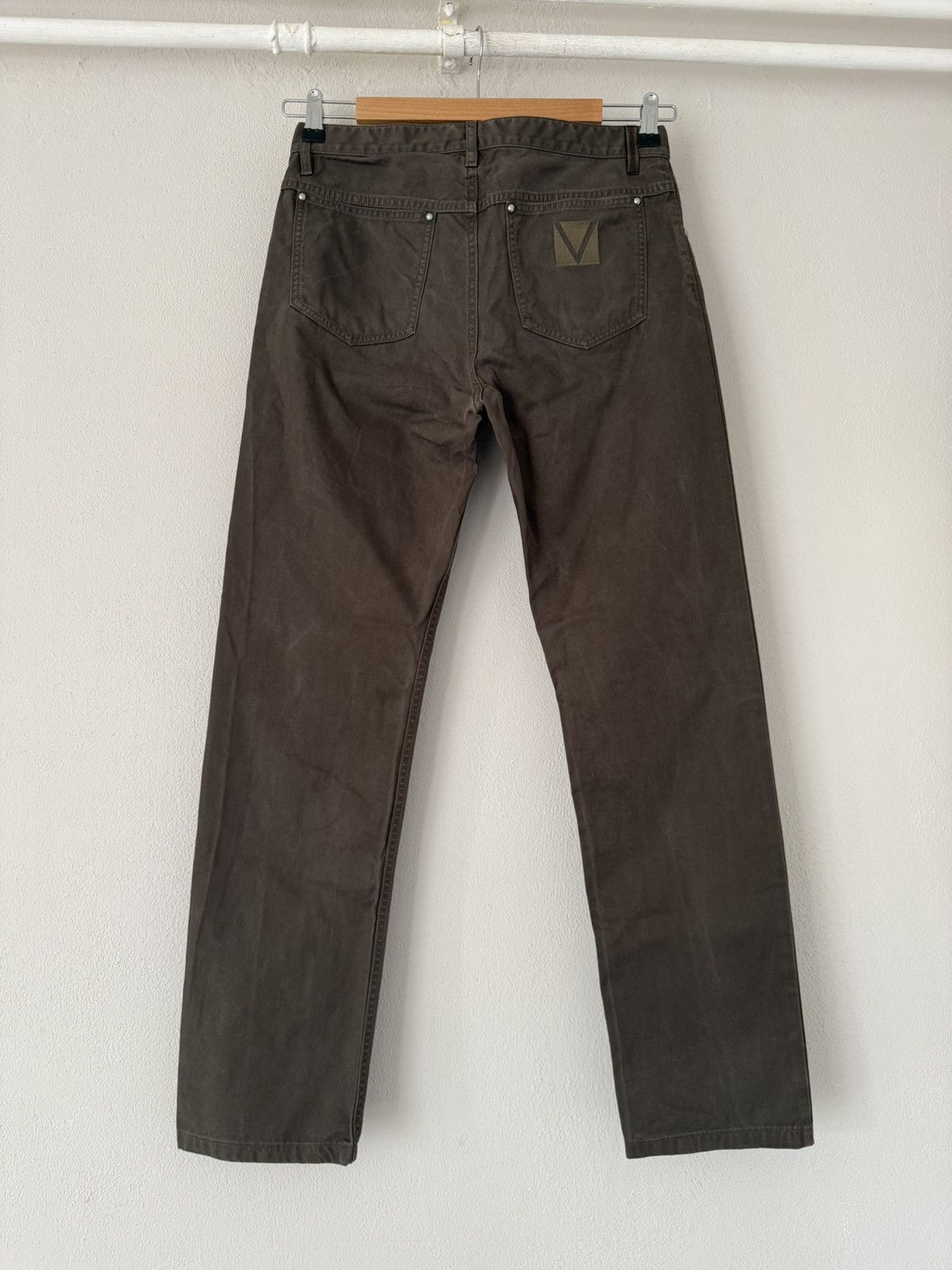 Louis Vuitton Washed Olive Jeans Size US 29 - 2 Thumbnail