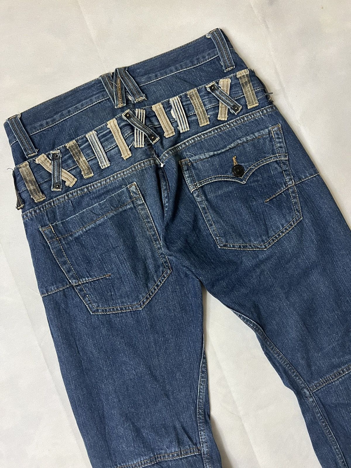 Japanese Brand Double Waist Sunlucas Japanese Brand Vintage Denim Size US 30 / EU 46 - 15 Thumbnail