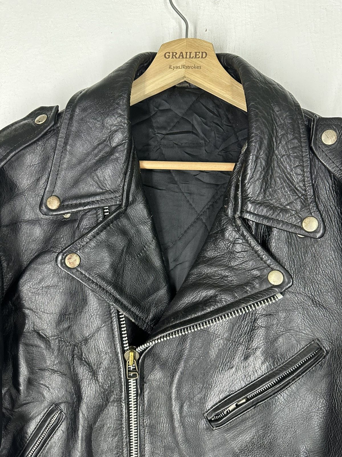 Harley Davidson 80’s Vtg Leather Jacket Harley Davidson Double Riders Jacket Size US M / EU 48-50 / 2 - 6 Thumbnail