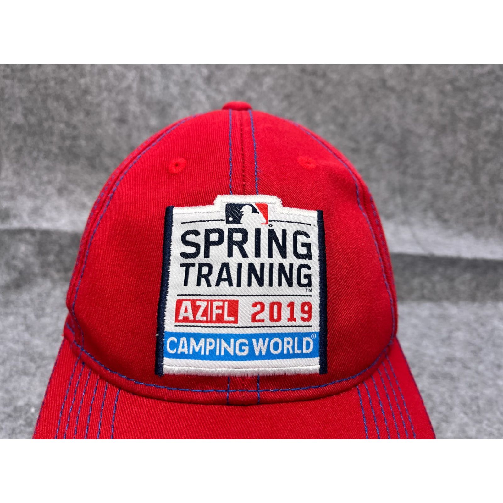 MLB Genuine Merchandise Hat Cap Baseball Cap Adjustable Red Cotton MLB Spring Training AZ FL 2019 Adult One Size Boys Mens Womens (adjusted to fit rules) Size ONE SIZE - 2 Thumbnail