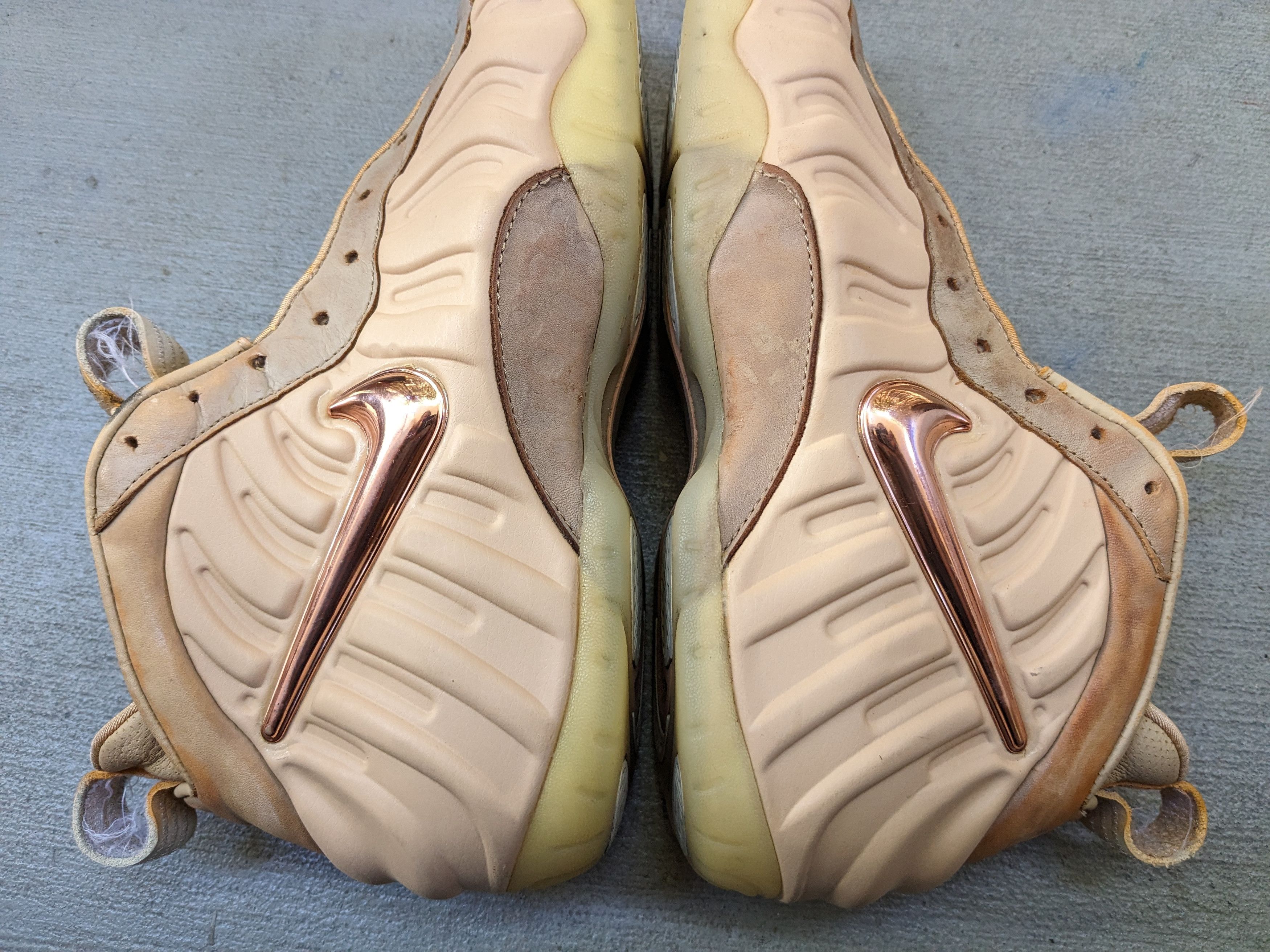 Nike NIKE Air Foamposite Pro Vachetta Tan 8.5 Leather 920377-200 Size US 8.5 / EU 41-42 - 10 Thumbnail
