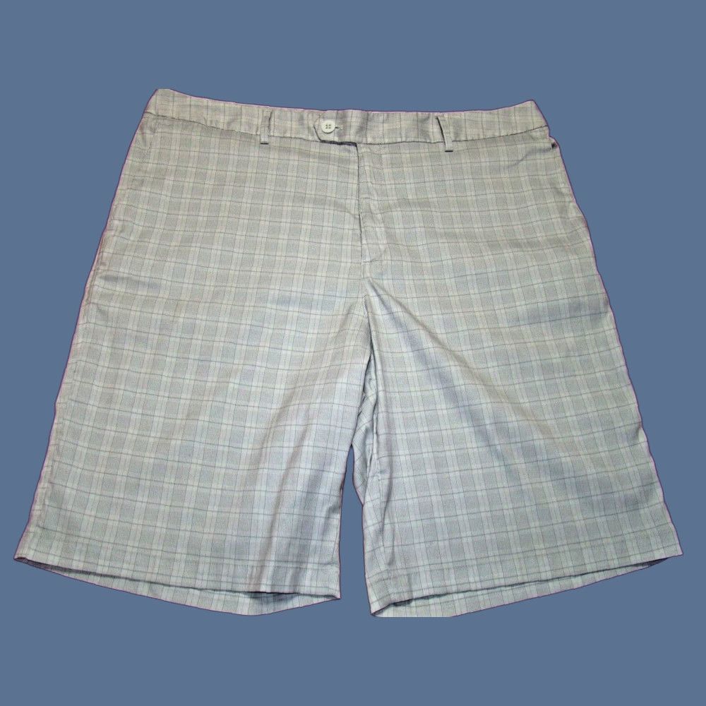 Under Armour UNDER ARMOUR Mens 36 Loose White Plaid Golf Shorts Size US 36 / EU 52 - 1 Thumbnail