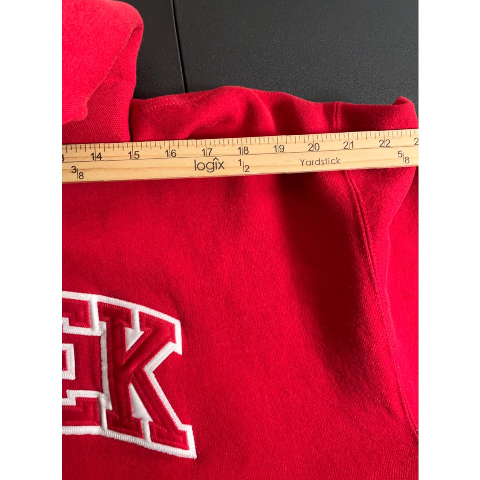 Russell Athletic VINTAGE Russell Athletic Hoodie Crew Neck 90s Red Embroidered Adult Large Logo Graphic Print Sweatshirt 50/50 Mens Size US L / EU 52-54 / 3 - 7 Thumbnail