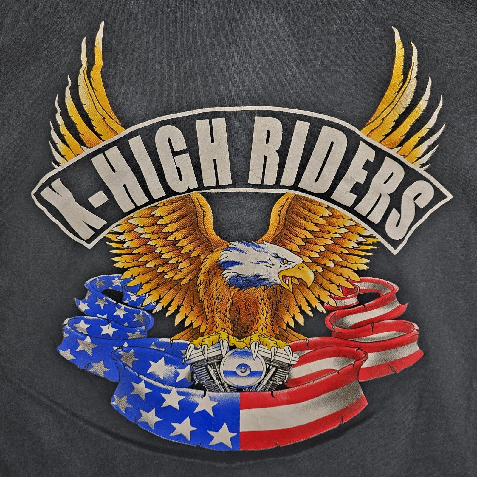 All Sport Vintage Motorcycle Biker K-High Riders Eagle Shirt Large Size US L / EU 52-54 / 3 - 6 Thumbnail