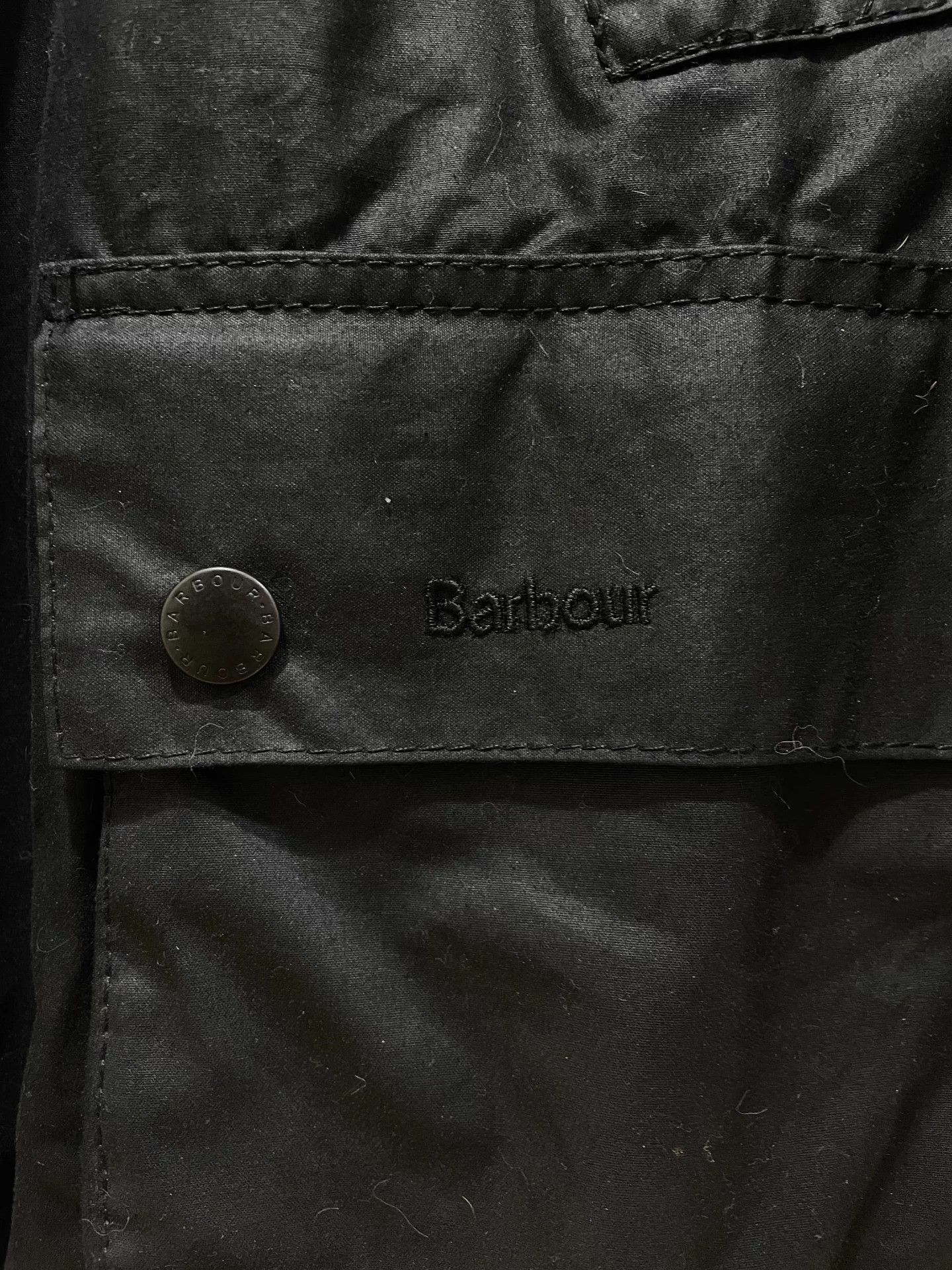 Band Tees Barbour Bedale Black Waxed 40 UK Near New Size US XS / EU 42 / 0 - 5 Thumbnail
