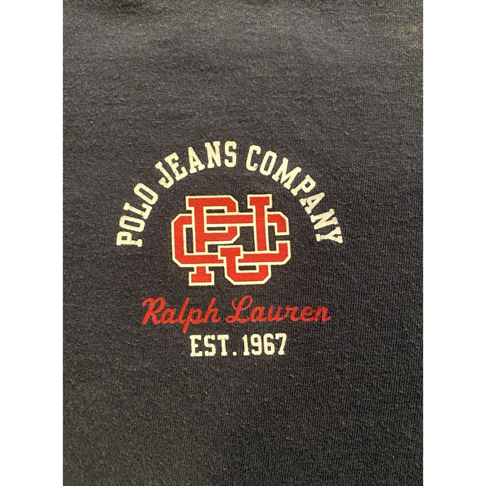 Polo Ralph Lauren VINTAGE Polo Ralph Lauren Shirt 90s Graphic Print T Shirt Blue L Men Size US L / EU 52-54 / 3 - 6 Thumbnail