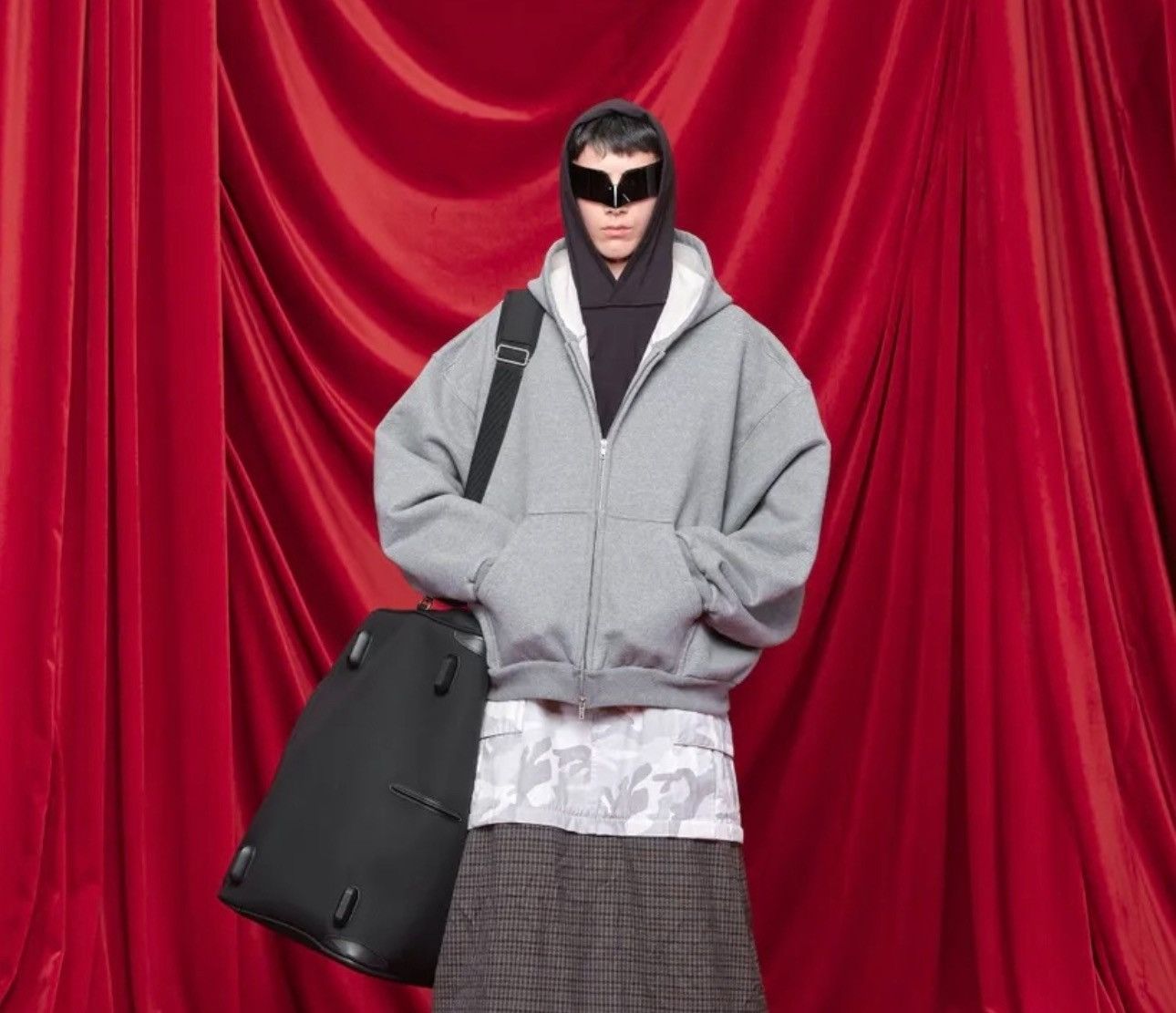 Balenciaga Balenciaga Unity Heavy Fleece Boxy Zip-Up Hoodie Size US L / EU 52-54 / 3 - 2 Thumbnail