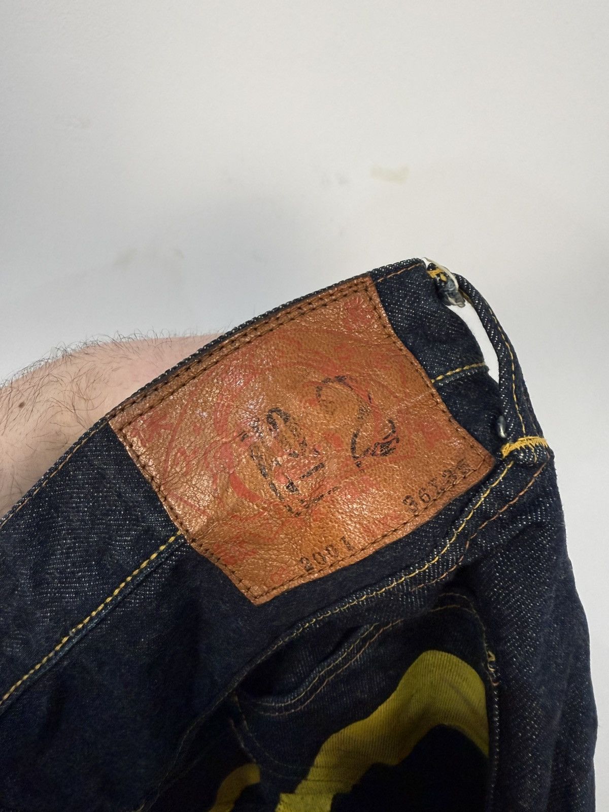 Evisu Evisu 2001 Lot Big Yellow Seagull Jeans 36/35 Vintage Y2K Size US 36 / EU 52 - 13 Thumbnail
