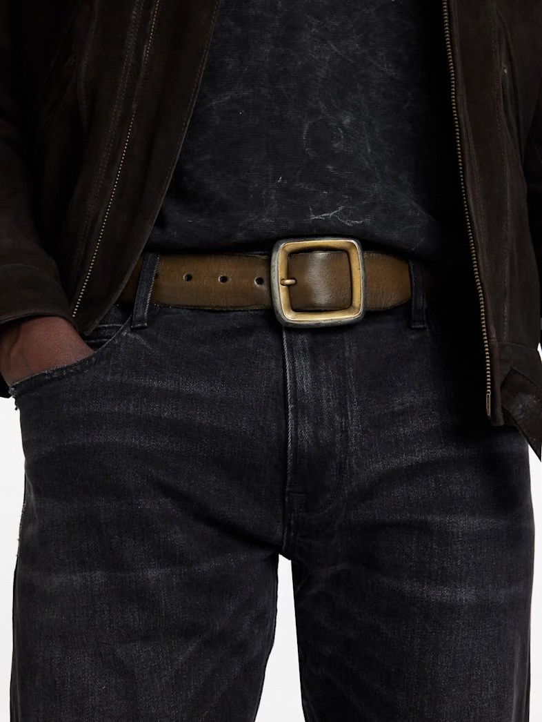 John Varvatos Doyer Studded Belt 34 Size 34 - 3 Thumbnail