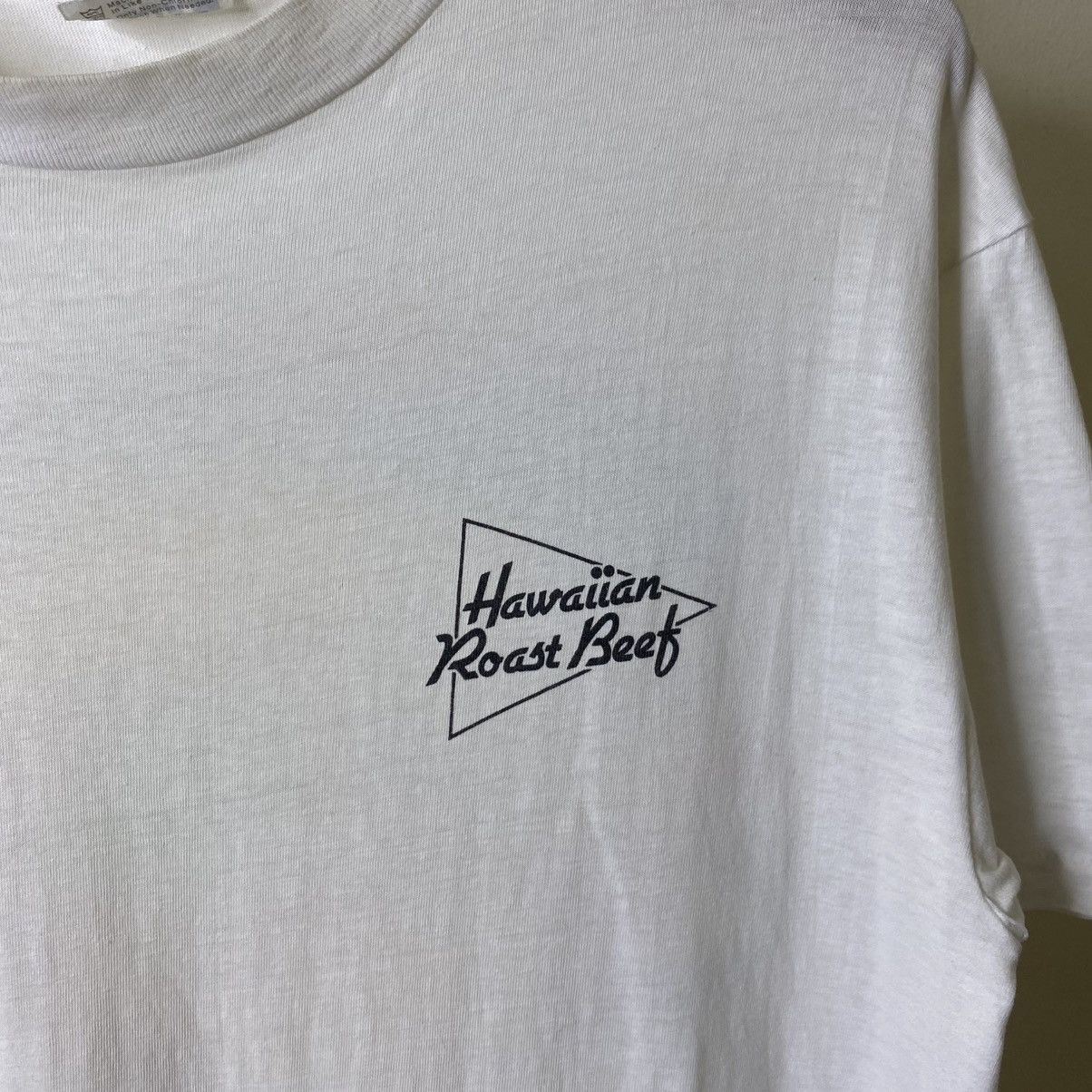Vintage 1990s Hawaiian Roast Beef Funny Humor T Shirt Size US M / EU 48-50 / 2 - 10 Thumbnail