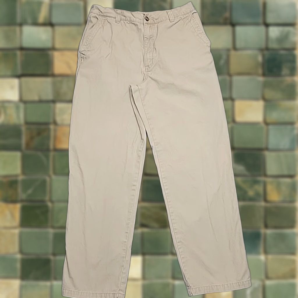 Royal Robbins VTG Royal Robbins Pants Men 34x32 Khaki 100% Cotton Canvas Chino Outdoor Hike Cargo Beige Front Flat Pocket Mens Size US 34 / EU 50 - 1 Thumbnail