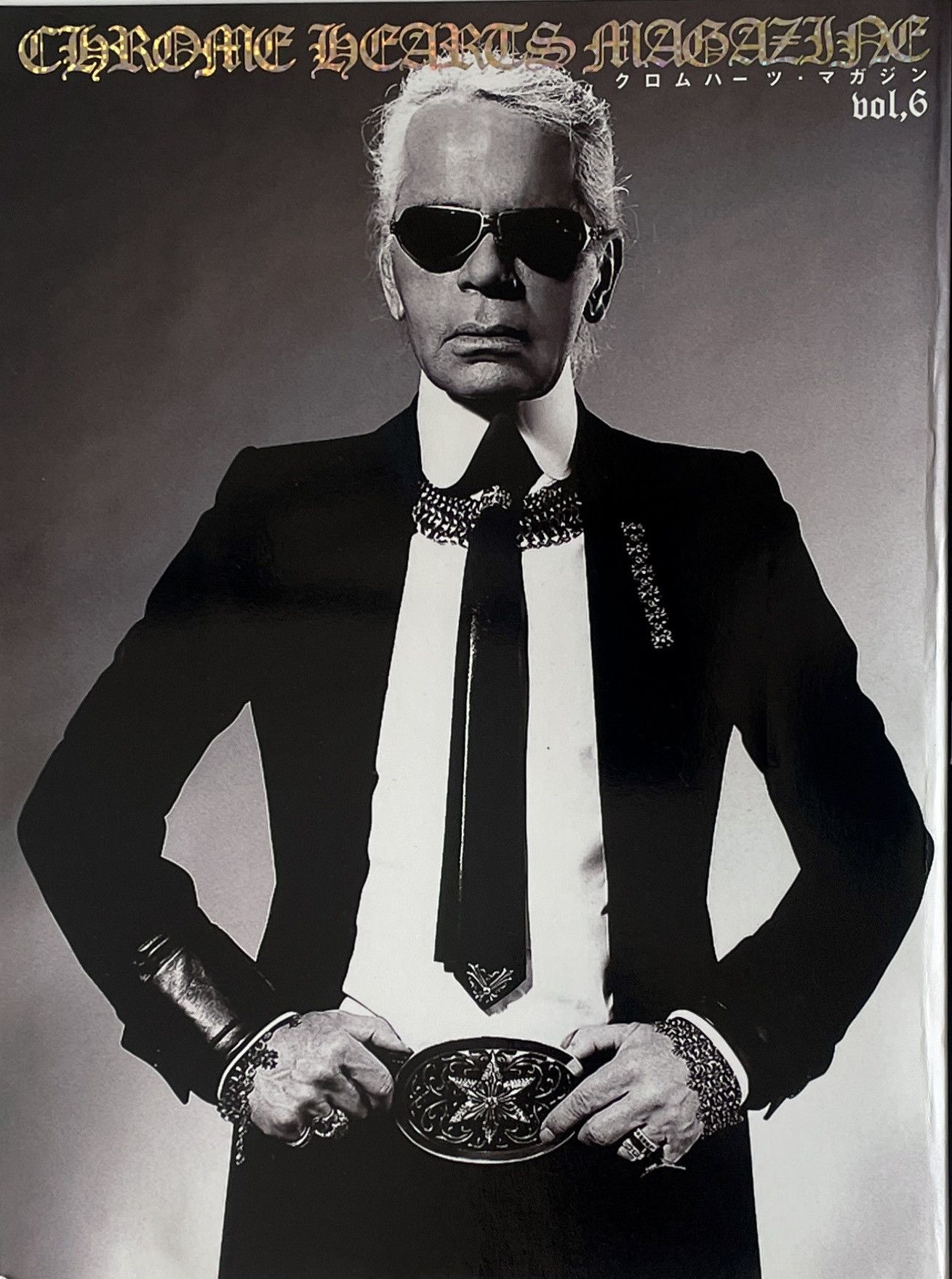 Chrome Hearts Chrome Hearts Karl lagerfeld cover Framed poster 9x11 Size ONE SIZE - 2 Thumbnail