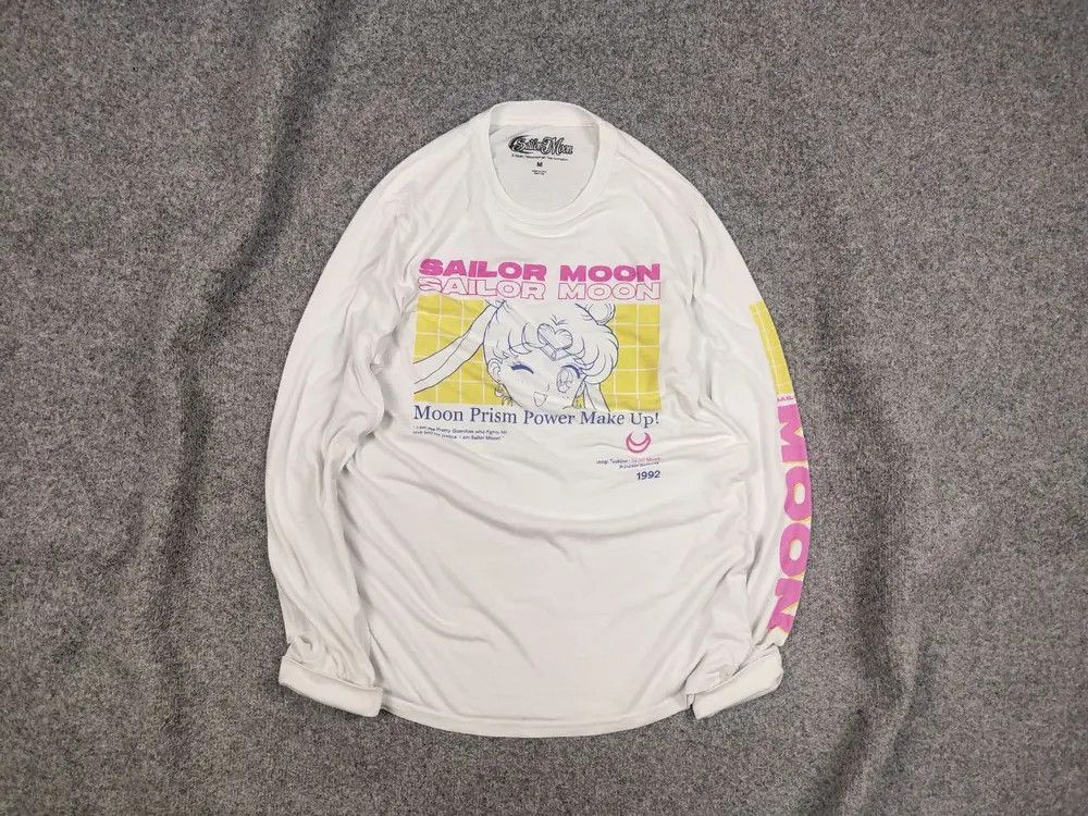 Anime Sailor Moon Usagi Tsukino anime long sleeve Sweatshirt Vtg Size US M / EU 48-50 / 2 - 1 Thumbnail