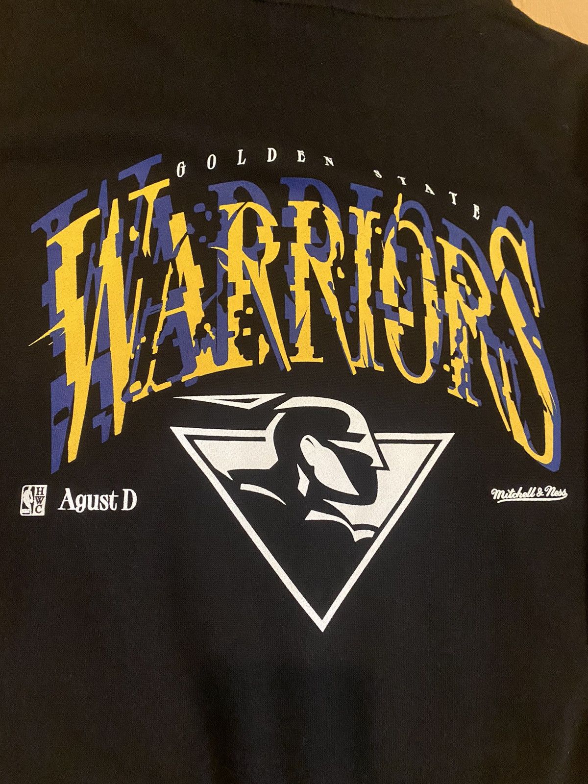 Mitchell & Ness Agust D Suga BTS Mitchell and Ness Warriors Hoodie Size S Size US S / EU 44-46 / 1 - 5 Thumbnail