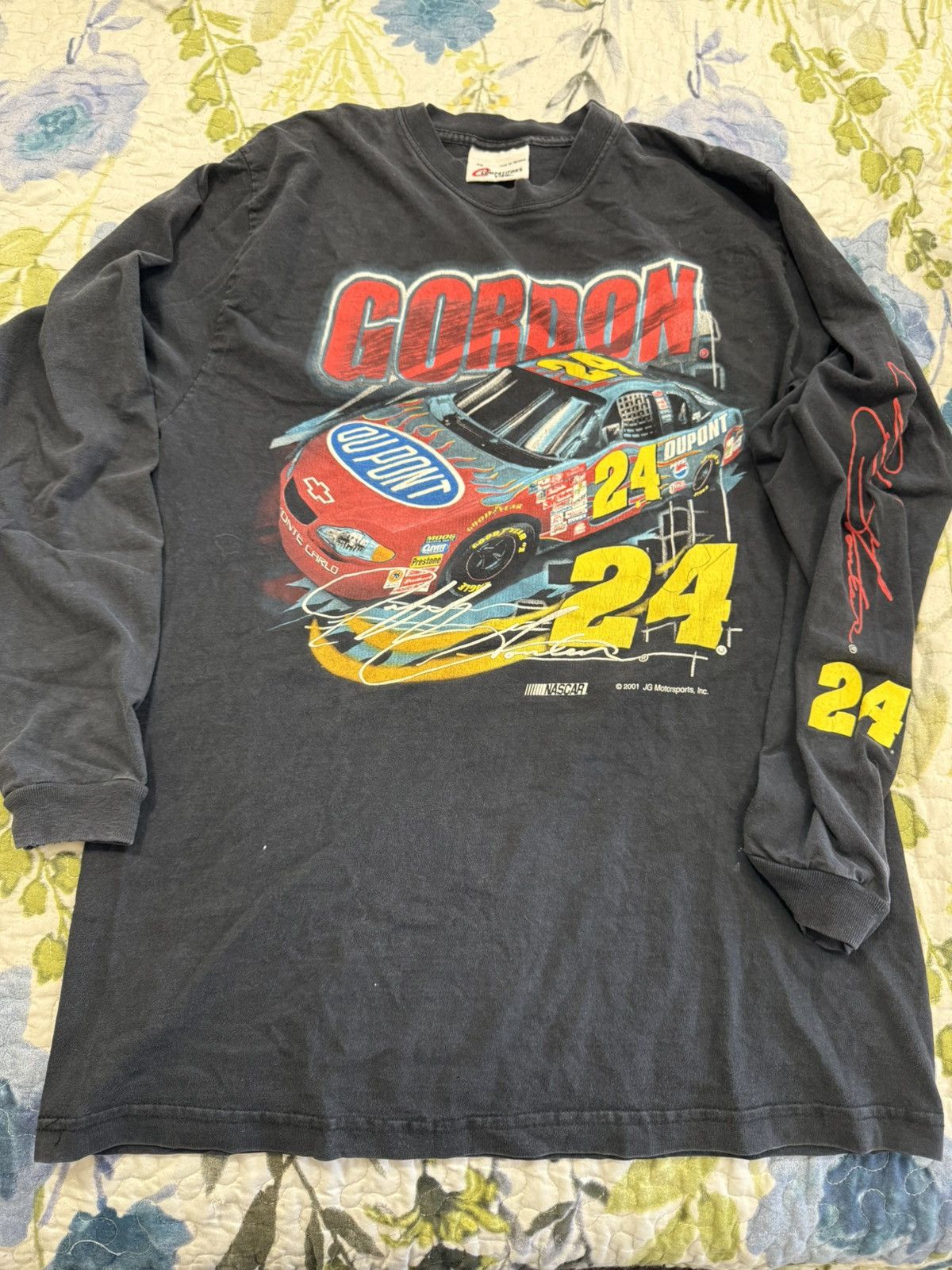 NASCAR 2001 Jeff Gordon Nascar long sleeve tee by Competitors View Size US XL / EU 56 / 4 - 1 Thumbnail