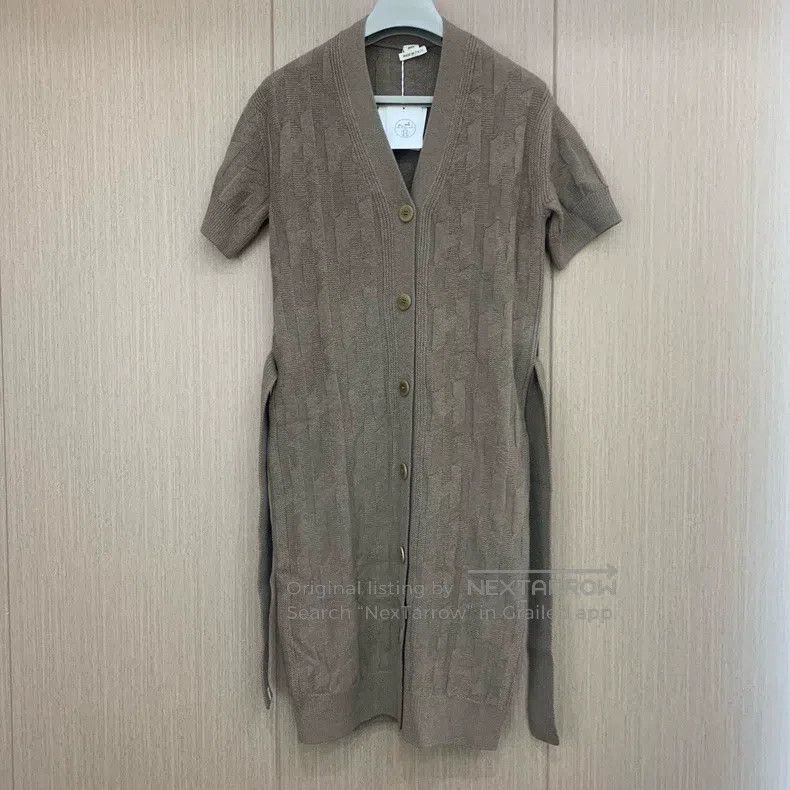 Hermes Hermes Gray Logo Dress Size XXS / US 00 / IT 34 - 1 Thumbnail