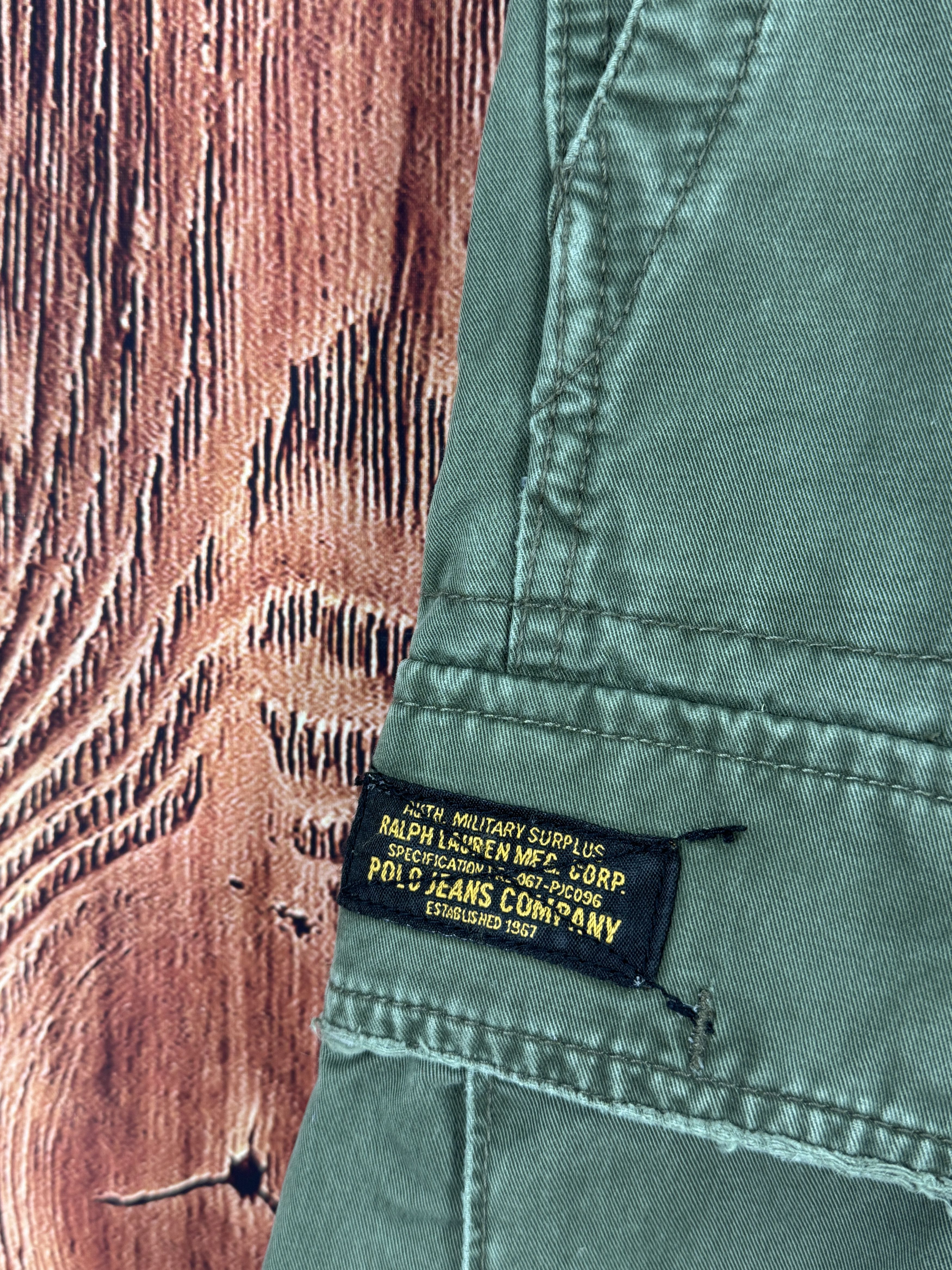 Ralph Lauren Vintage 90s Polo Jeans Company Ralph Lauren Military Cargo Size US 34 / EU 50 - 3 Thumbnail
