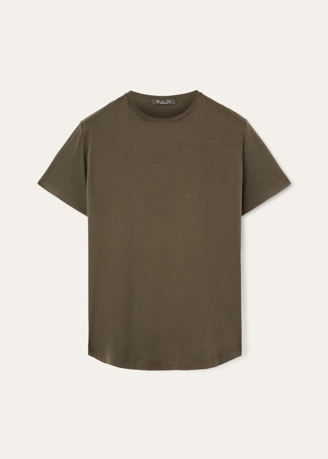 Loro Piana o1w1db10725 FAF6128 Soft T-Shirt in Military Green Size US S / EU 44-46 / 1 - 1 Thumbnail