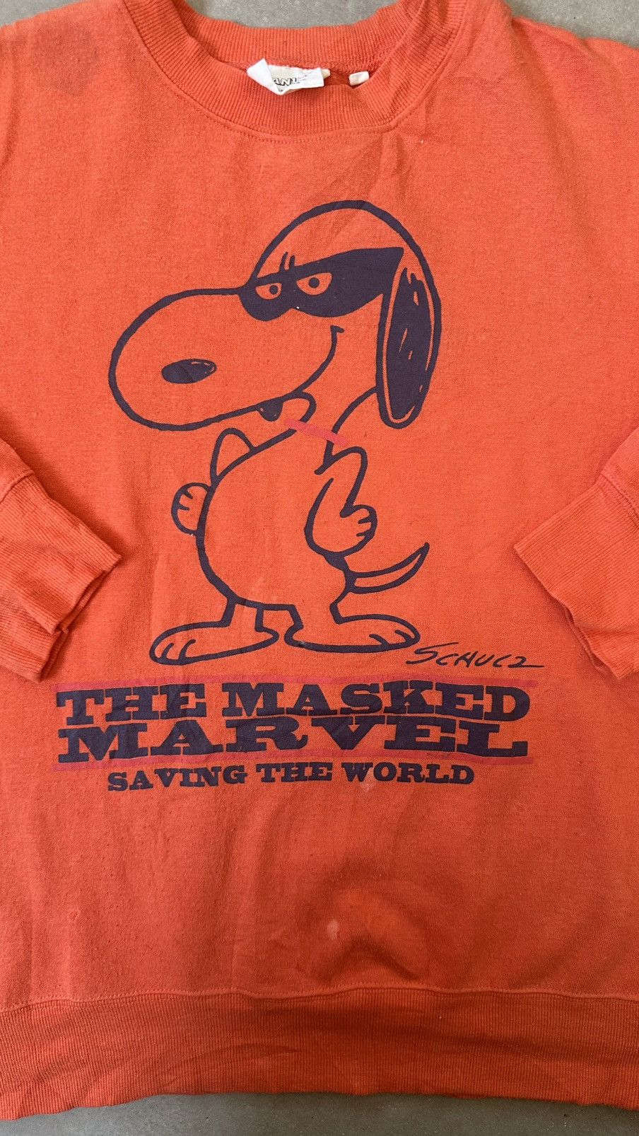 Peanuts PEANUTS SNOOPY CARTOON SCHULZ THE MASKED MARVEL SWEATSHIRT Size US M / EU 48-50 / 2 - 2 Thumbnail