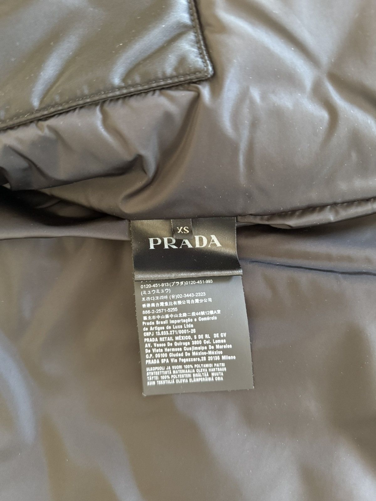 Prada Rare Prada Nylon Padded Logo Coach Jacket Size US XS / EU 42 / 0 - 9 Thumbnail