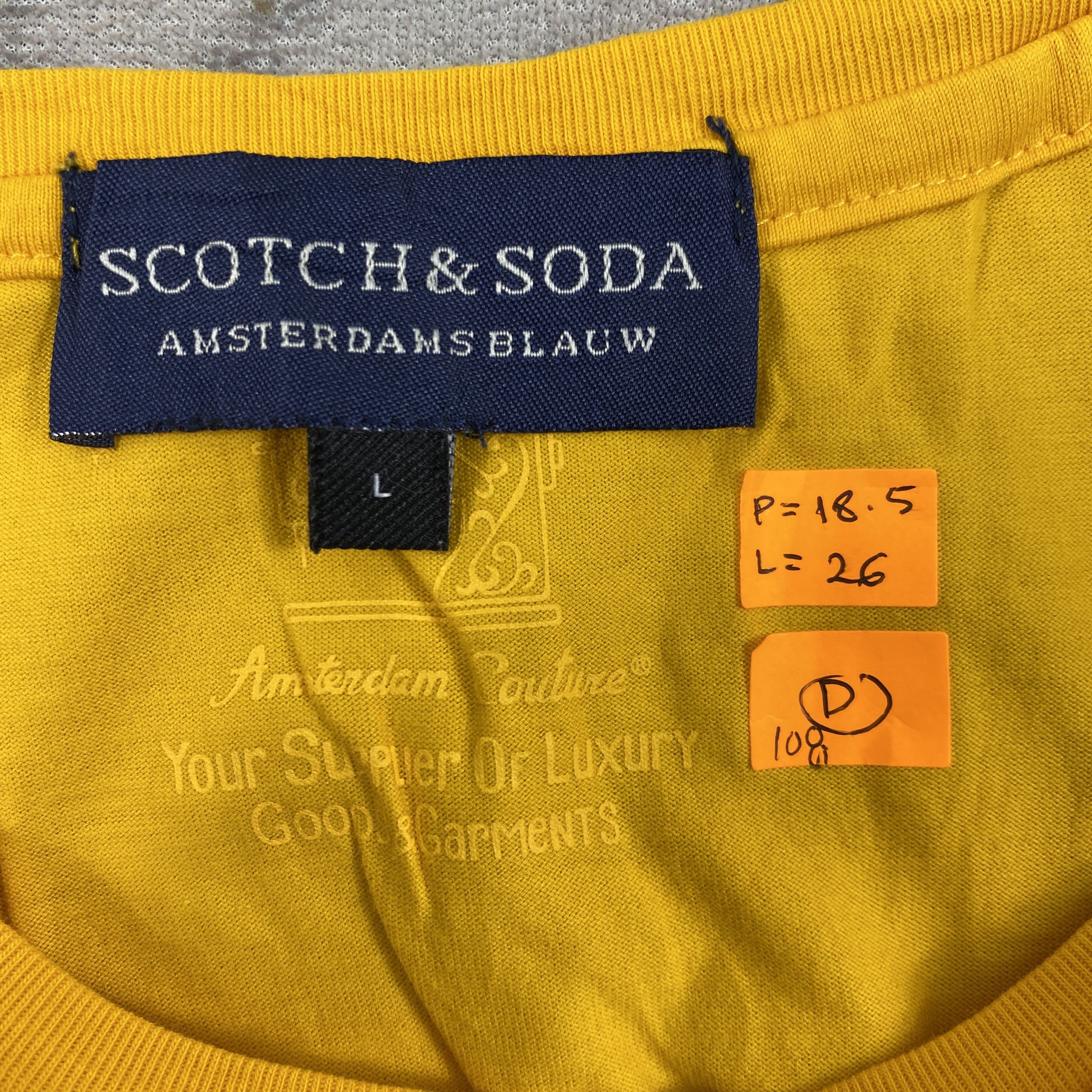 Japanese Brand Vintage Japanesse Brand Scotch & Soda Tshirt -D108 Size US M / EU 48-50 / 2 - 3 Thumbnail