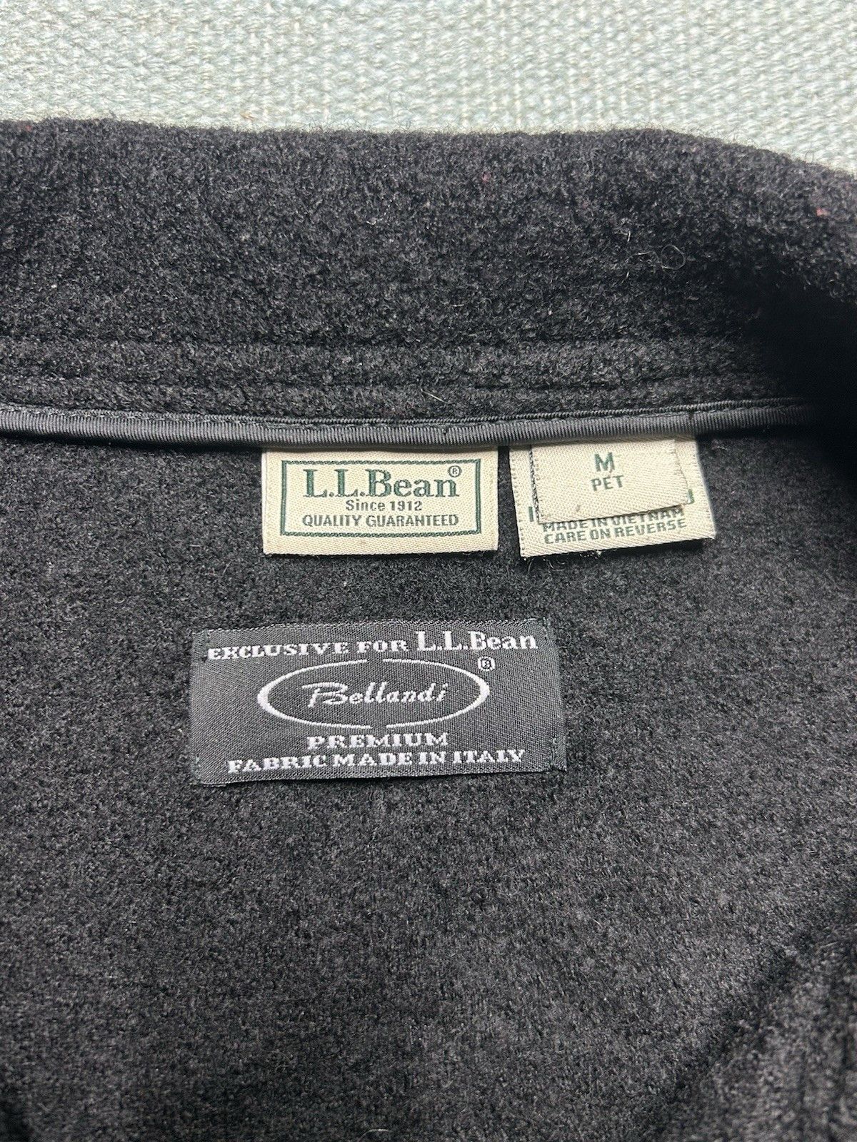 L.L. Bean LL Bean Wool Coat Womens Petite Medium Jacket Bellandi Italy Size M / US 6-8 / IT 42-44 - 5 Thumbnail