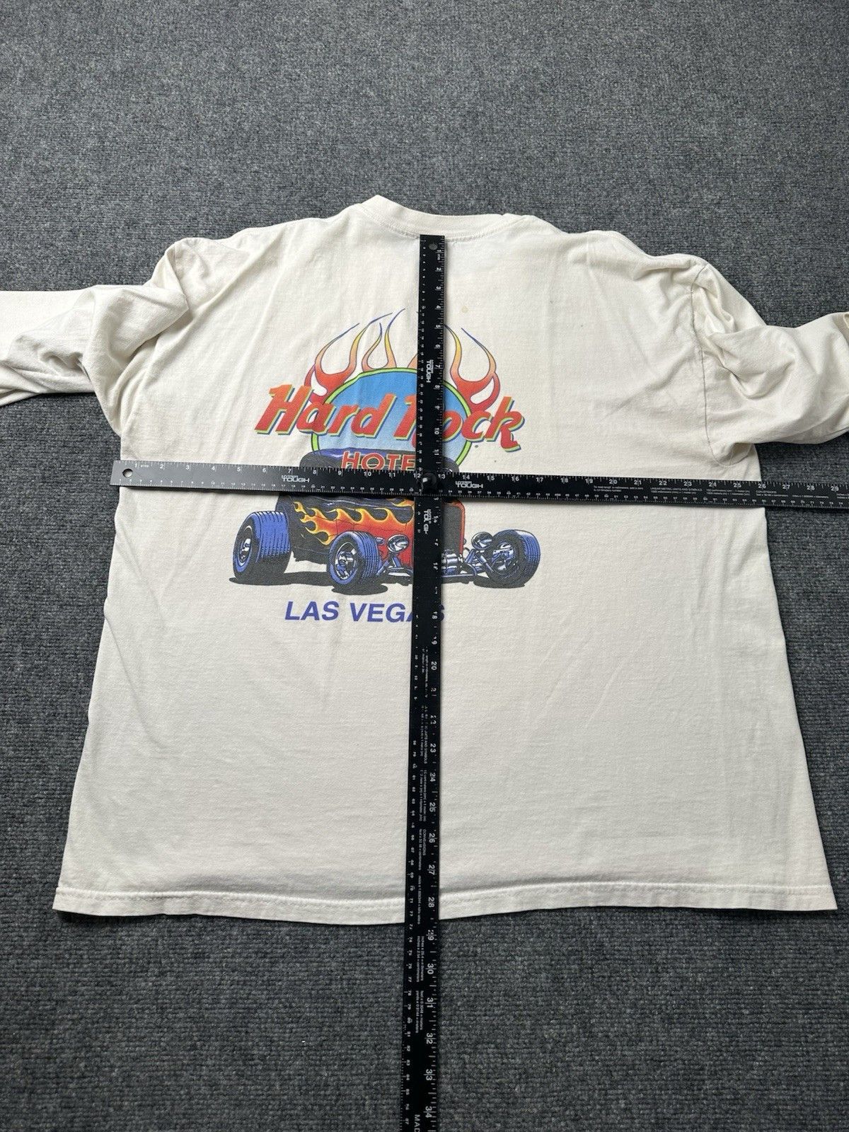 Hard Rock Cafe Mens Hard Rock Hotel Las Vegas Flame Long Sleeve, Size 2XL Size US XL / EU 56 / 4 - 6 Thumbnail