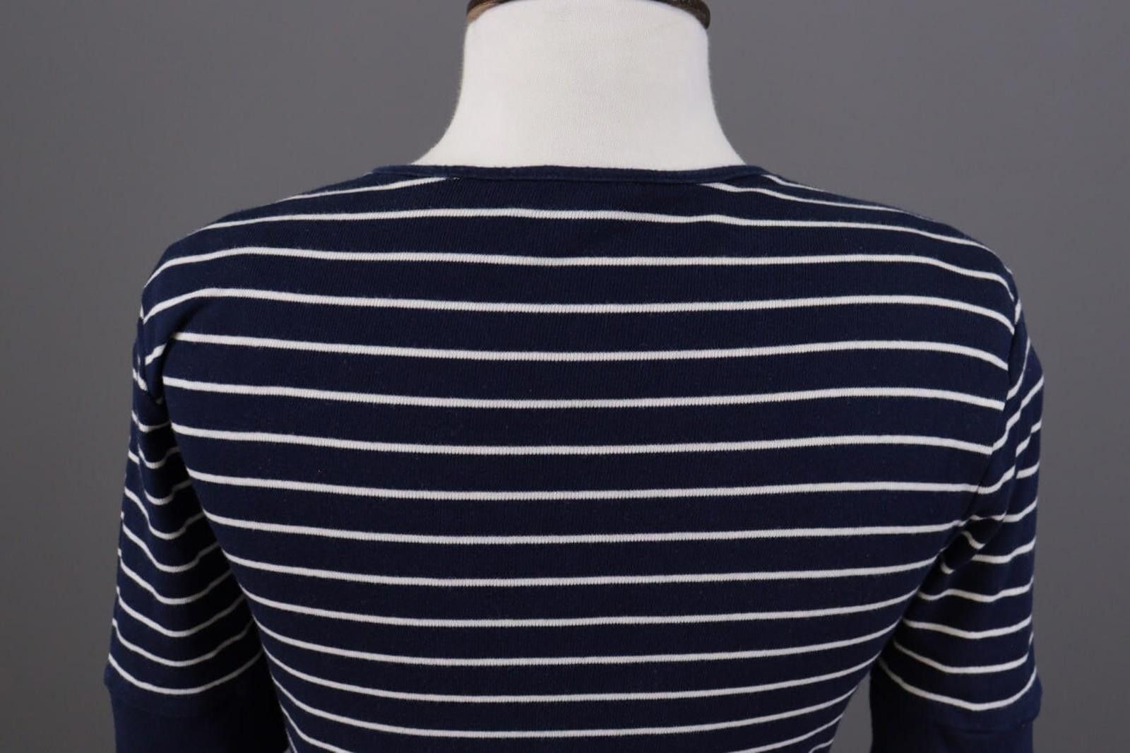 Lauren Ralph Lauren Lauren Ralph Lauren Blue Stripe Sweater Midi Dress Size S Size S / US 4 / IT 40 - 10 Thumbnail