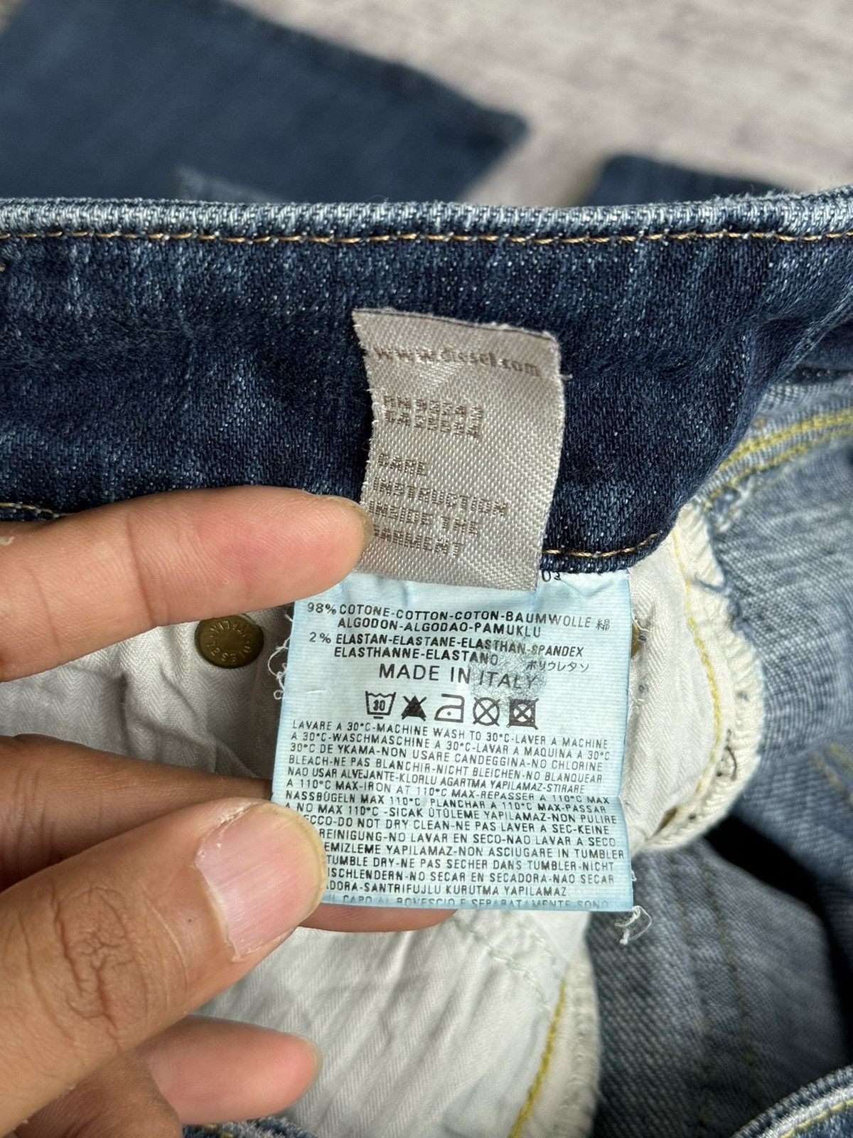 Diesel Vintage Diesel Super Flared Denim / Tornado Goa Mart Size US 31 - 11 Thumbnail