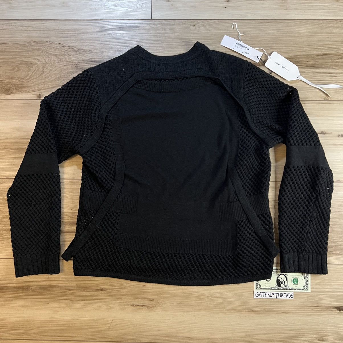 Craig Green Black Crochet Knit Wool Pullover Jumper Sweater Size US L / EU 52-54 / 3 - 2 Thumbnail