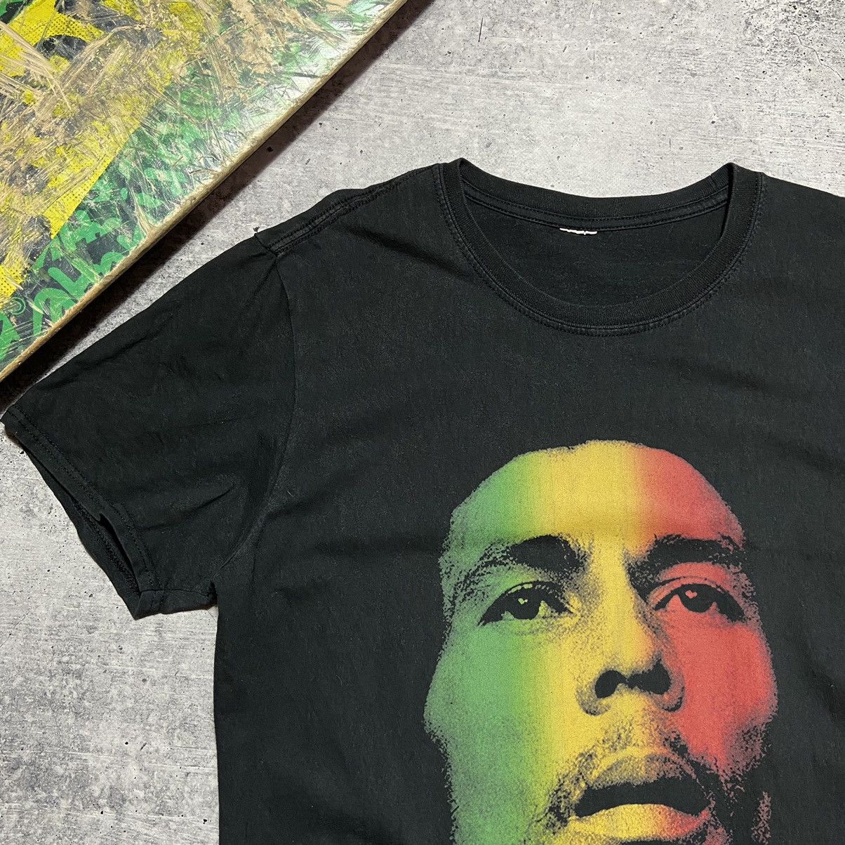 Bob Marley × Vintage 📌 Vintage Bob Marley Y2K Cannabis T-Shirt Size US L / EU 52-54 / 3 - 3 Thumbnail