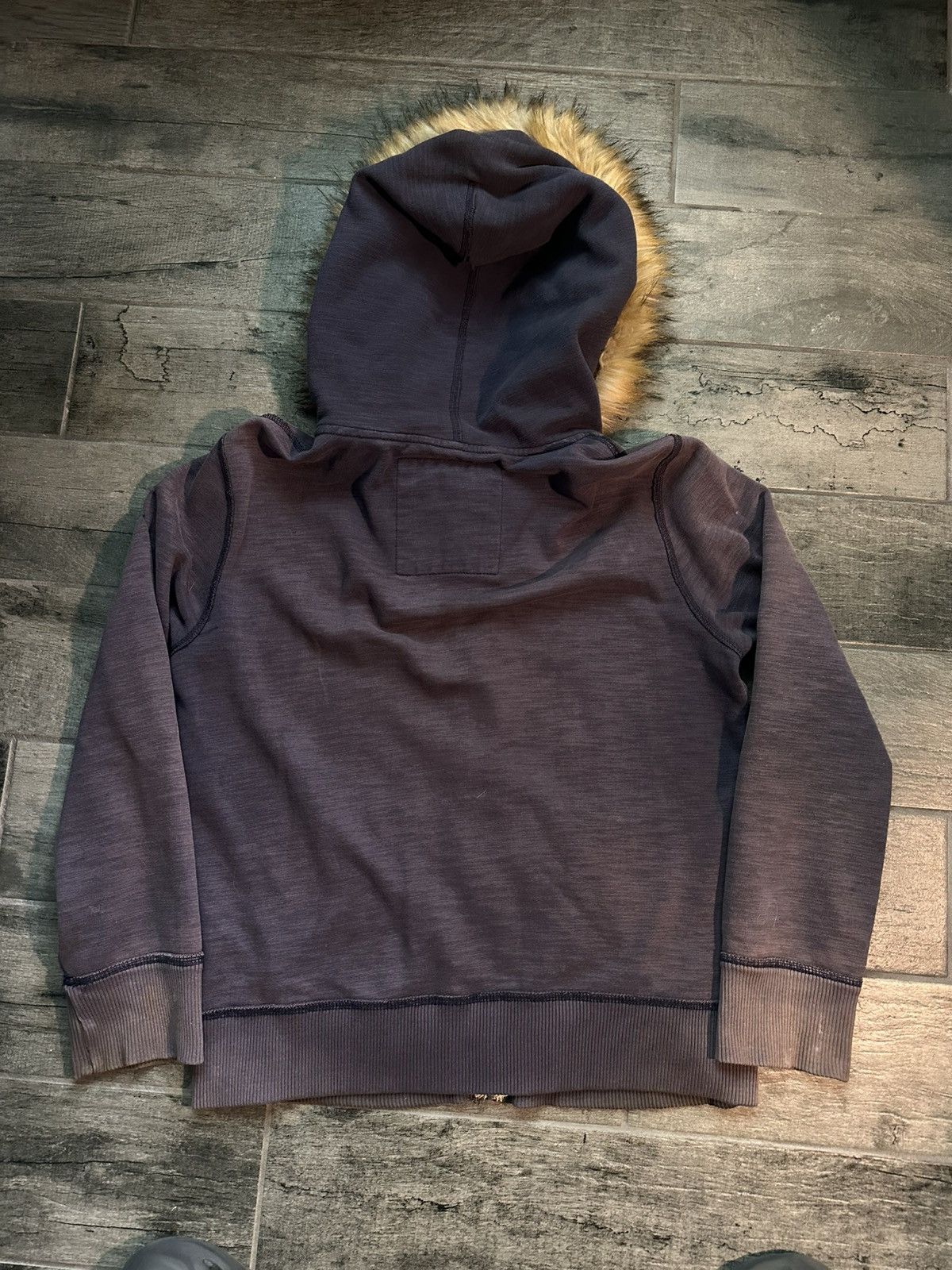 American Eagle Outfitters Custom American Eagle Fur Hoodie Size US M / EU 48-50 / 2 - 4 Thumbnail
