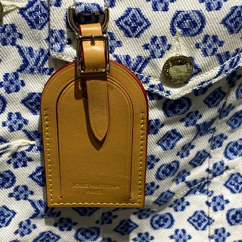 Louis Vuitton Louis Vuitton 24 FW new presbyopic full print denim vest Size S / US 4 / IT 40 - 5 Thumbnail