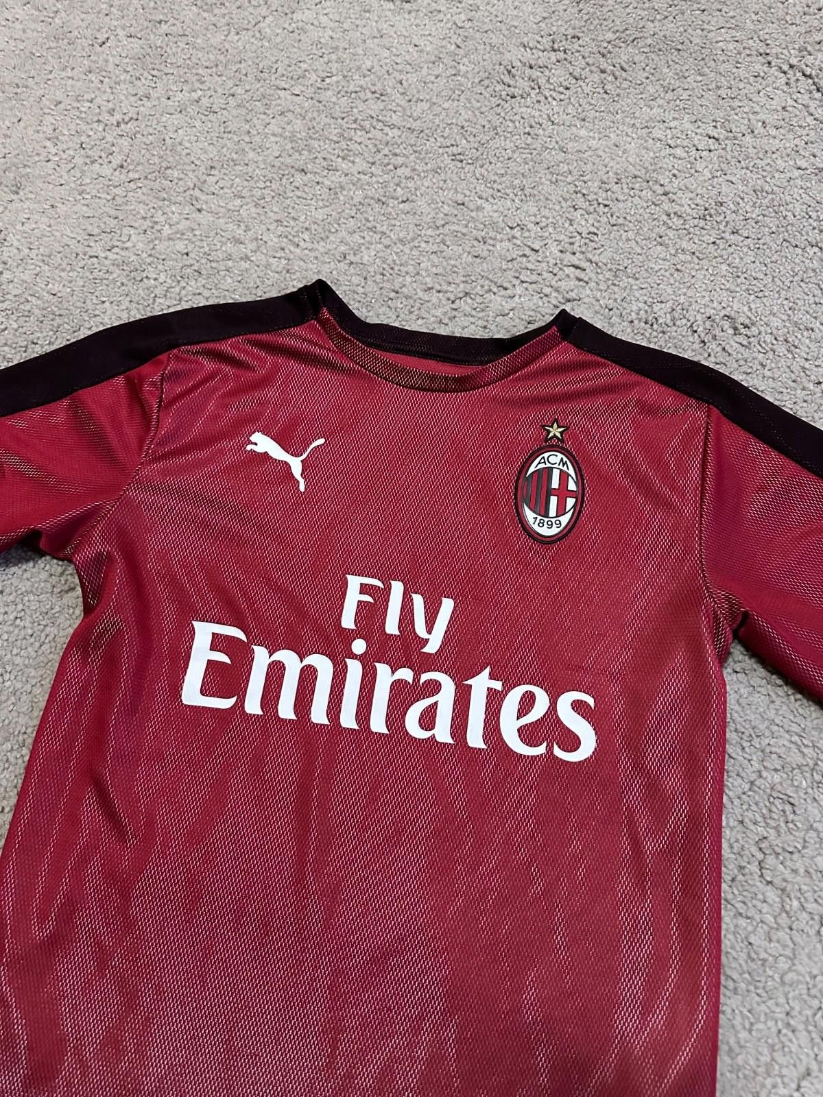 Puma AC MILAN 2018/19 FOOTBALL SOCCER SHIRT JERSEY MAILLOT PUMA Size US S / EU 44-46 / 1 - 4 Thumbnail