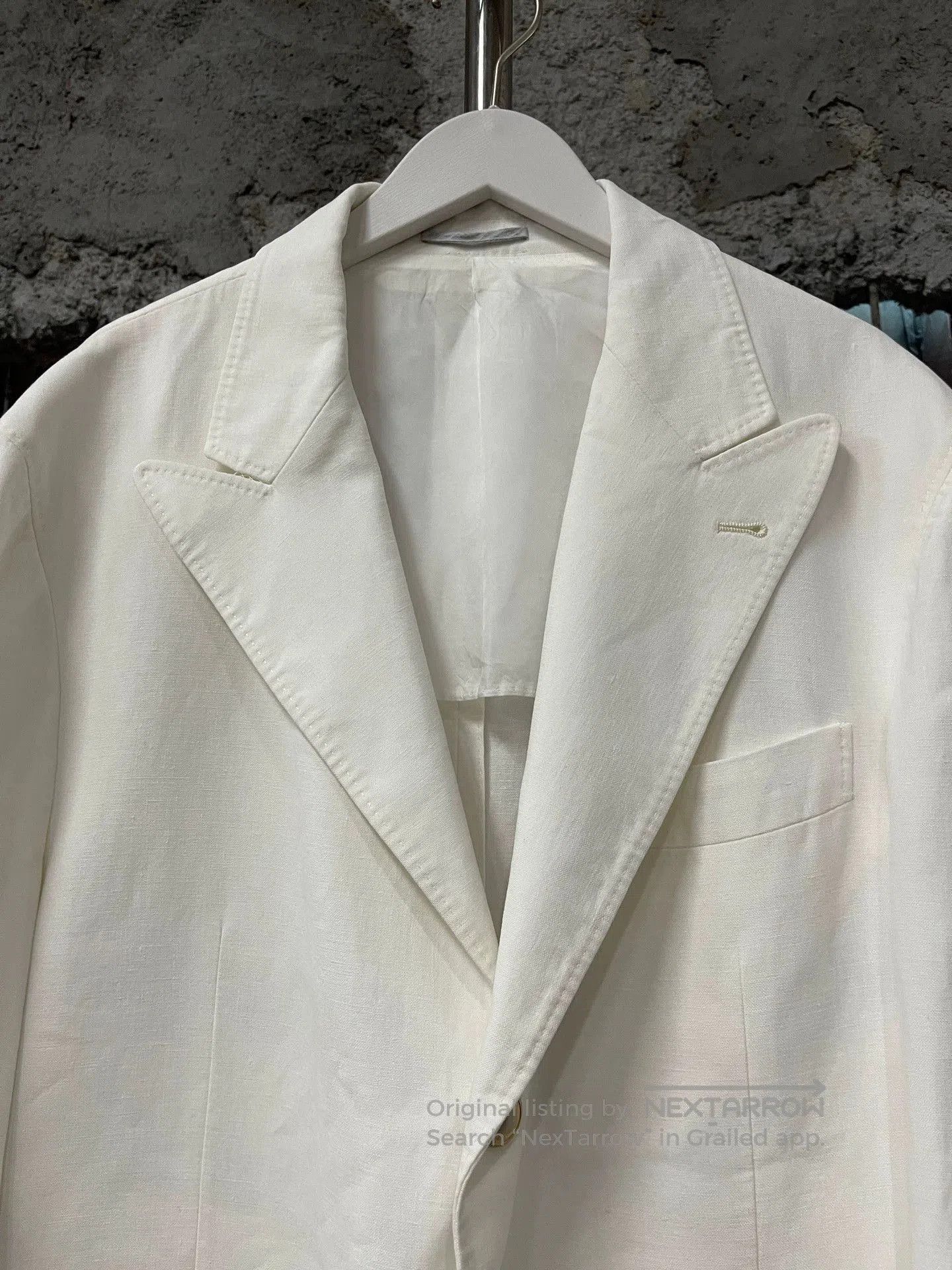 Brunello Cucinelli White Single. Size US M / EU 48-50 / 2 - 3 Thumbnail