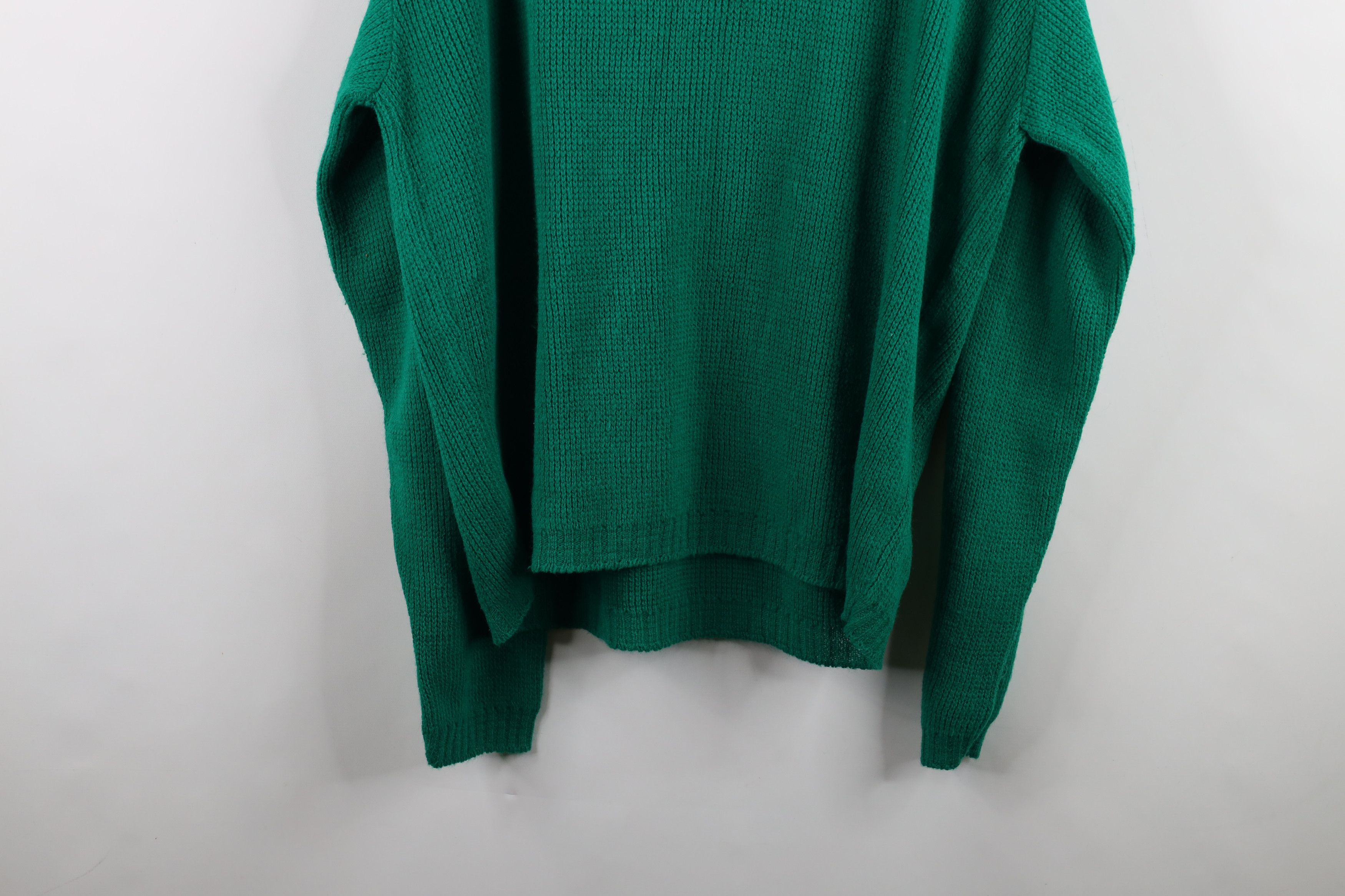 Vintage Vintage 70s Streetwear Blank Ribbed Knit V-Neck Sweater Size US XXL / EU 58 / 5 - 14 Thumbnail