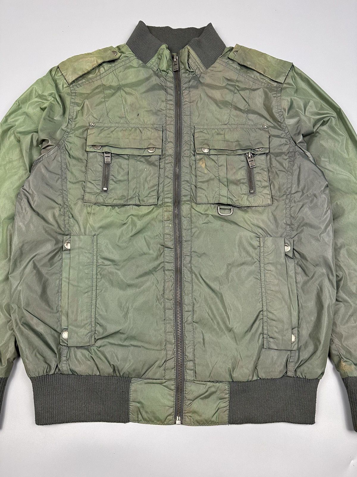 Hysteric Glamour × Japanese Brand Vintage Hysteric Glamour Tactical Bomber Jacket Size US L / EU 52-54 / 3 - 3 Thumbnail