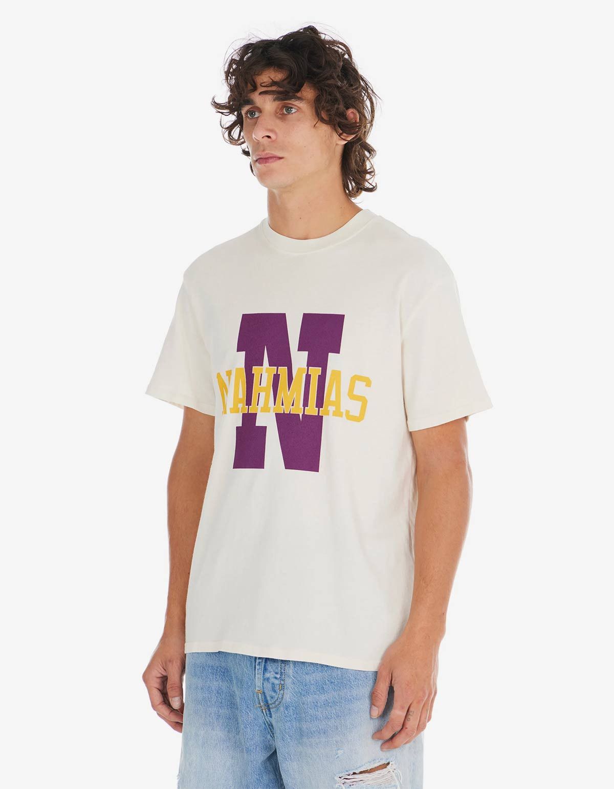 Nahmias Nahmias White Teams T-Shirt Size US XL / EU 56 / 4 - 2 Thumbnail