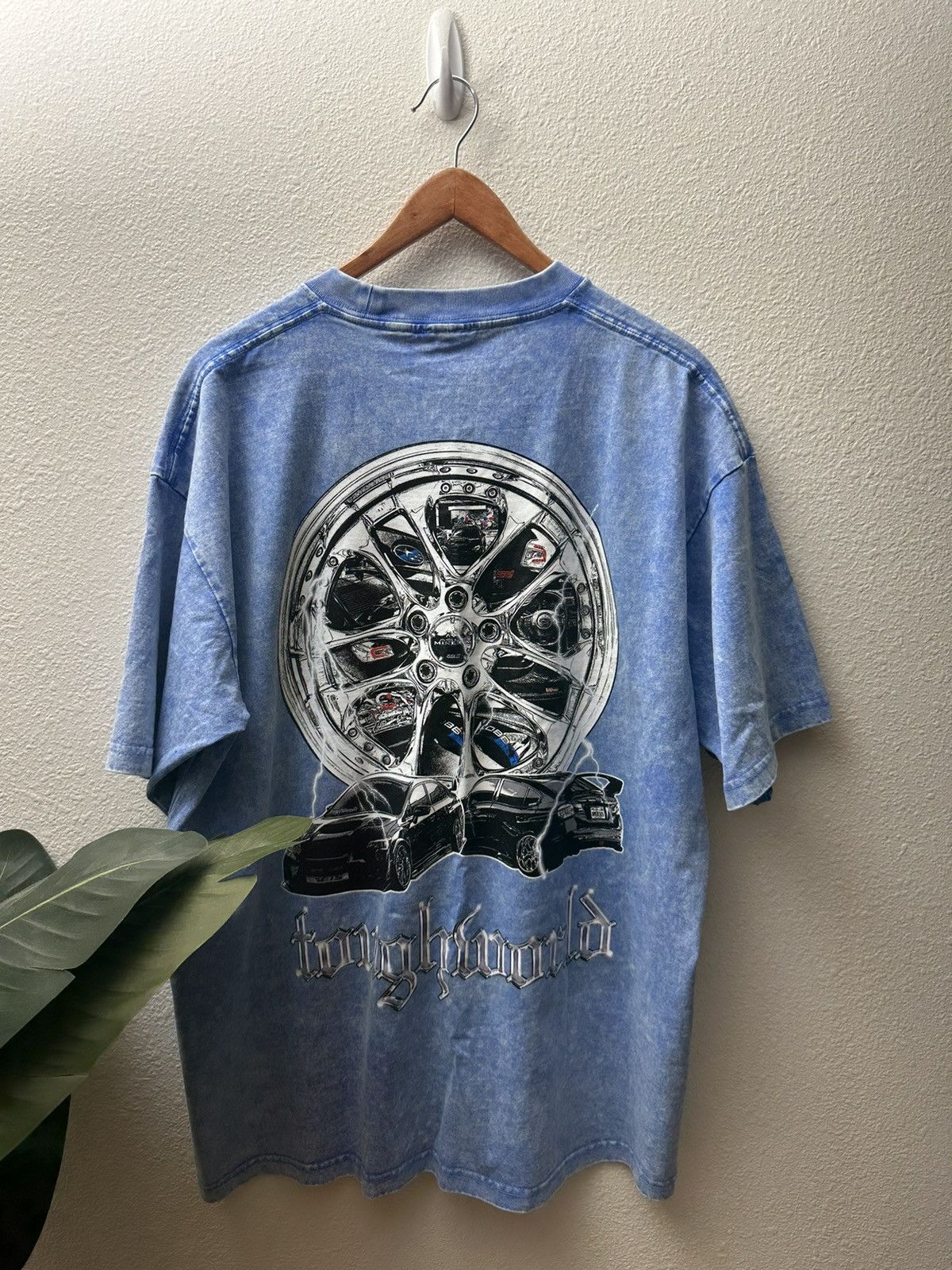 Vintage Subaru Minerva STI Vintage Wash Faded Style Tee Size US XL / EU 56 / 4 - 1 Thumbnail
