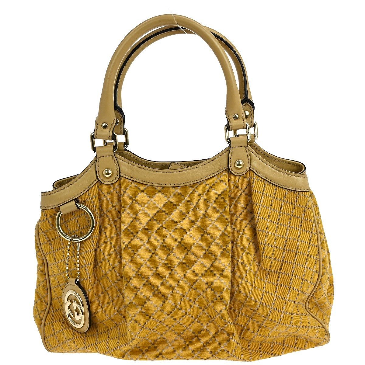 Gucci Gucci Sukey Tote GG Canvas with Leather Size ONE SIZE - 1 Thumbnail