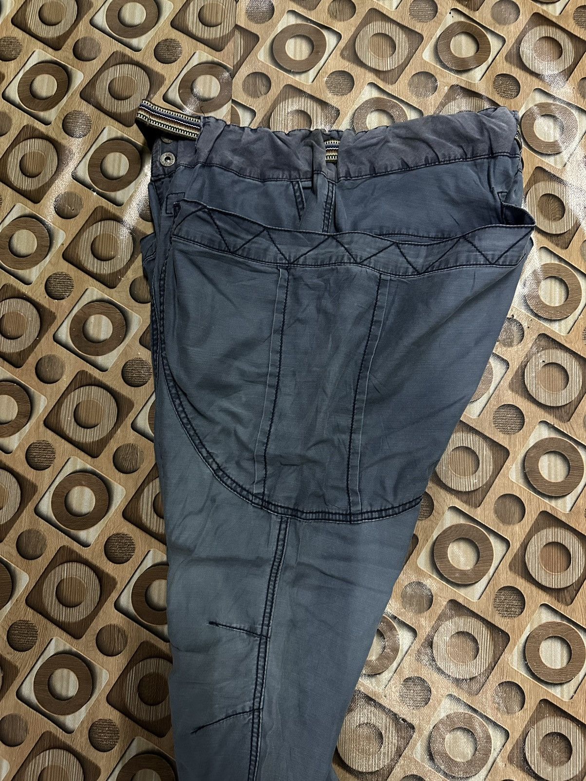 go slow caravan BIG POCKET ‼️Vintage GO SLOW CARAVAN Japan Faded Ankle Pants Size US 33 - 14 Thumbnail