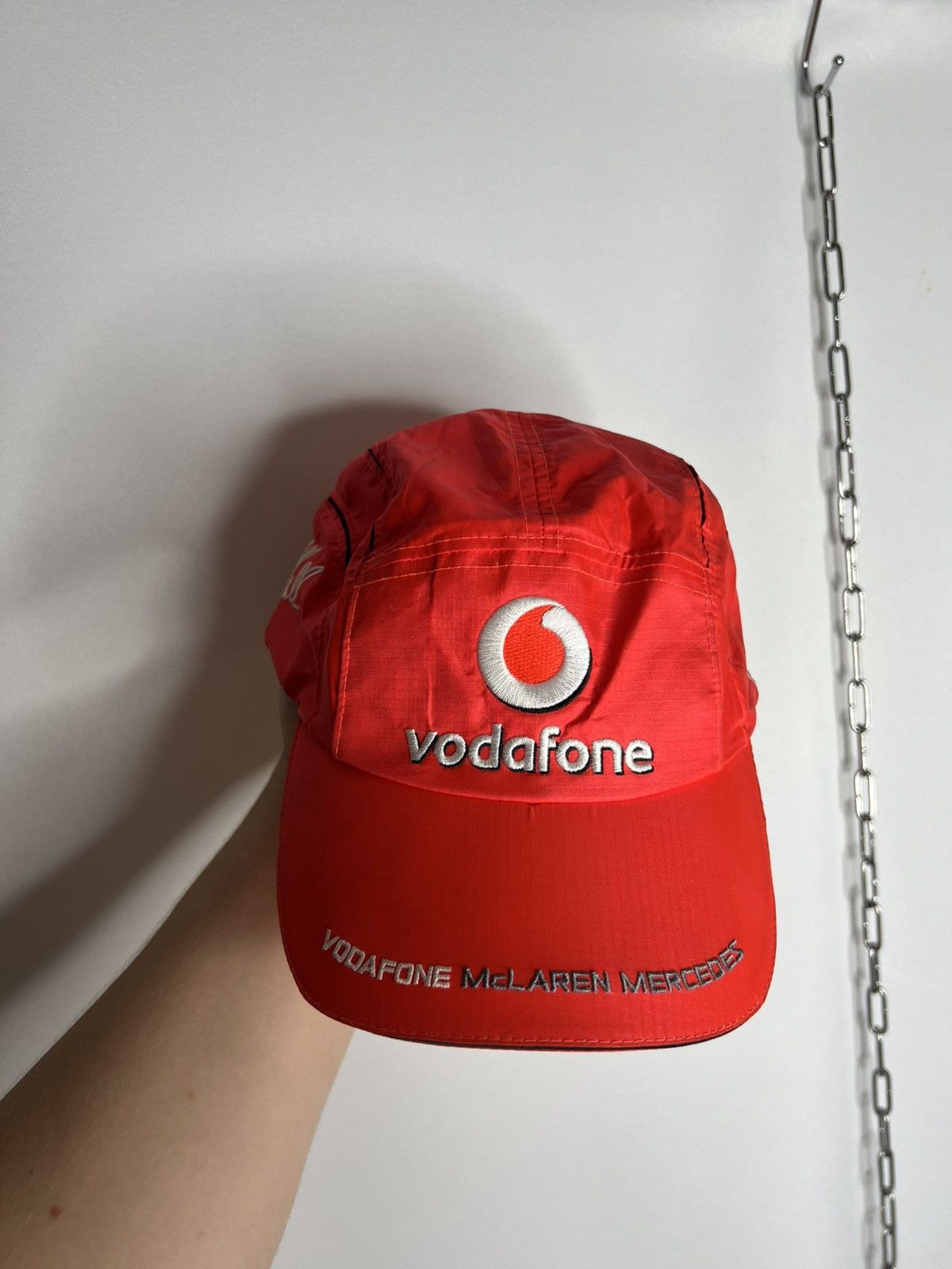 Mercedes-Benz 🏁 Vodafone McLaren Mercedes Hamil Toniz Cap Hat F1 Team 🏁 Size ONE SIZE - 2 Thumbnail